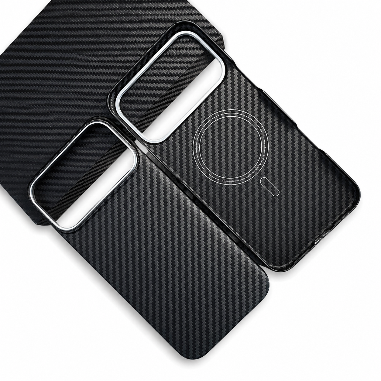 Premium iPhone Case MagSafe Compatible Aramid Carbon Fiber Cover Ultra Thin Raised Lens Screen Guard Anti Scratch Matte Non Slip Full Protection Design
