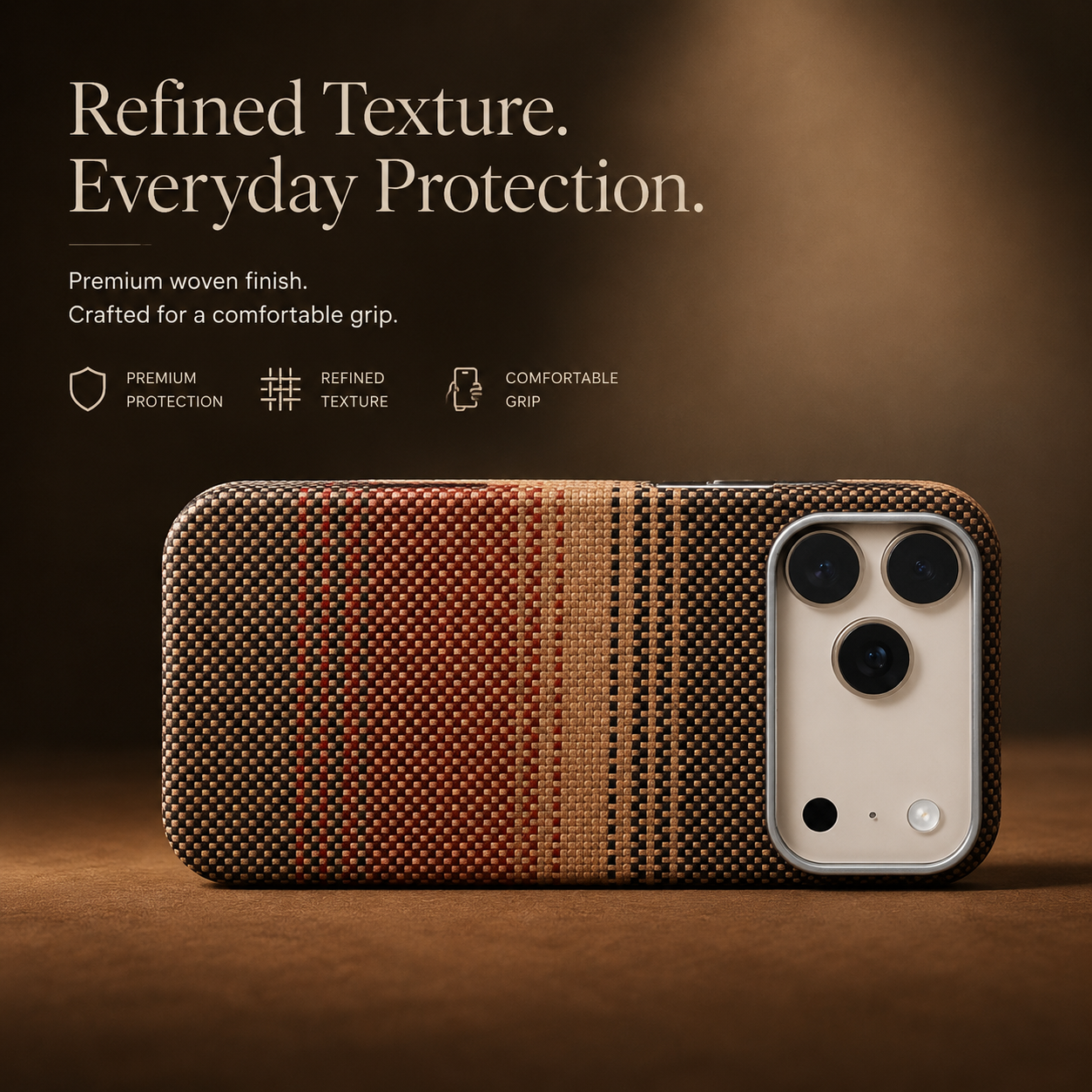 Premium iPhone Case MagSafe Compatible Aramid Carbon Fiber Cover Ultra Thin Raised Lens Screen Guard Anti Scratch Matte Non Slip Full Protection Design