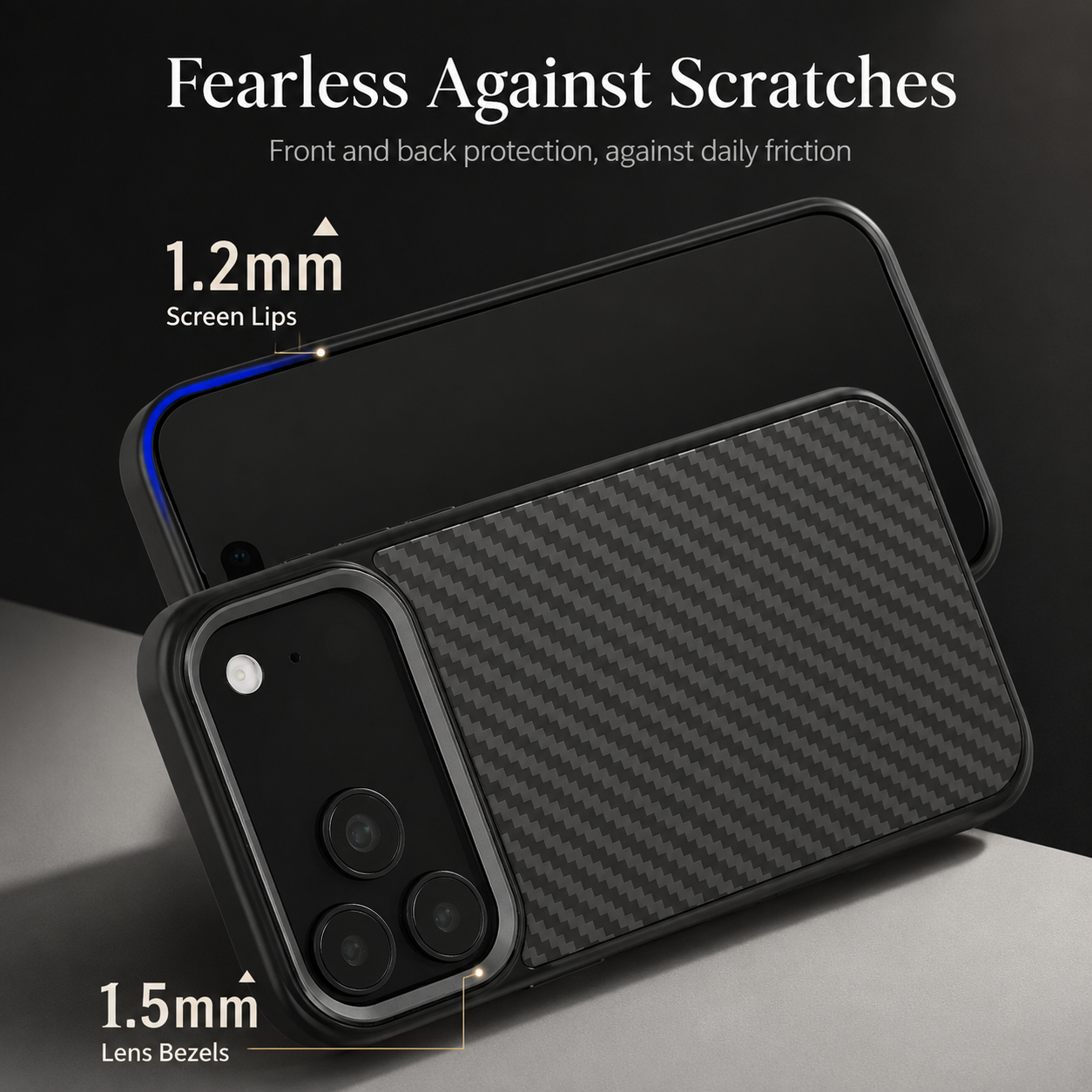 Premium iPhone Case MagSafe Compatible Aramid Fiber Protective Cover Ultra Thin Full Coverage Shockproof Camera Lens Protection Anti Scratch Non Slip Design