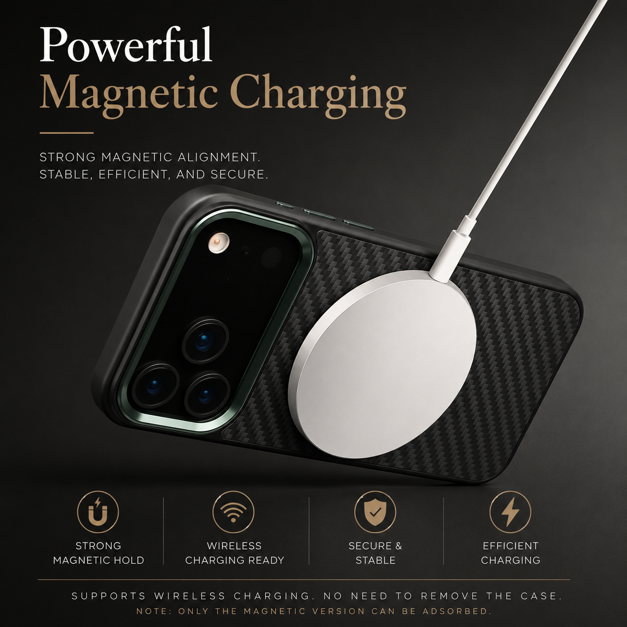 Premium iPhone Case MagSafe Compatible Aramid Fiber Protective Cover Ultra Thin Full Coverage Shockproof Camera Lens Protection Anti Scratch Non Slip Design