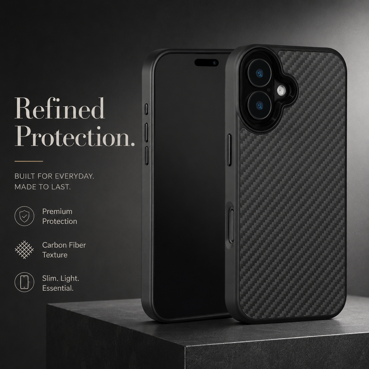 Premium iPhone Case MagSafe Compatible Aramid Fiber Protective Cover Ultra Thin Full Coverage Shockproof Camera Lens Protection Anti Scratch Non Slip Design