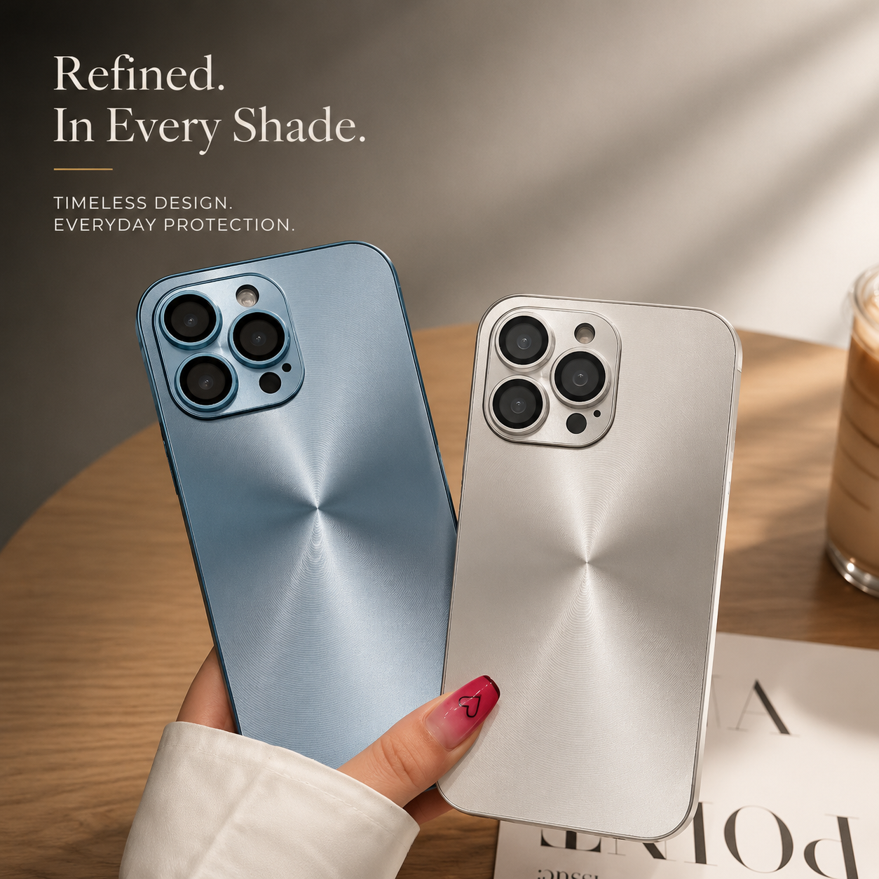 Premium iPhone Case MagSafe Compatible Aurora Matte Magnetic Cover Color Shift Finish Shockproof Protective Camera Lens Guard Slim Design