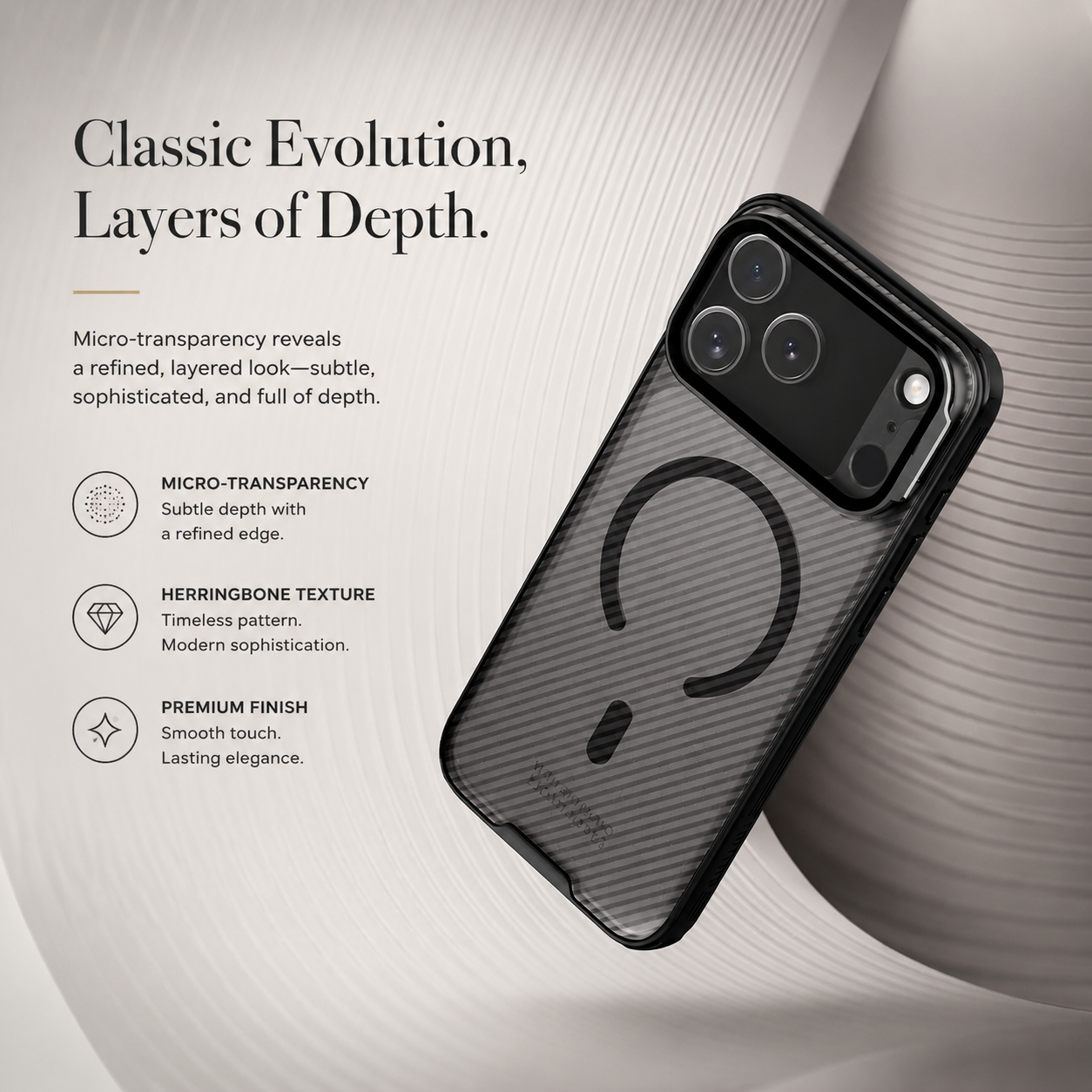 Premium iPhone Case MagSafe Compatible CamShield Cover Foldable Lens Stand Shockproof Textured PC Non Slip Camera Protection Half Wrapped Design