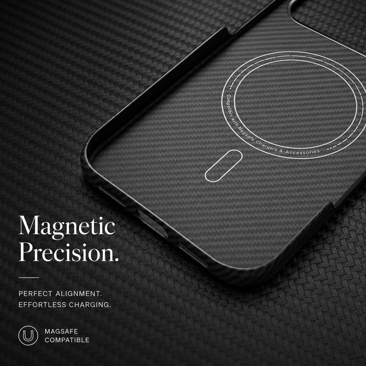 Premium iPhone Case MagSafe Compatible Carbon Fiber Aramid Protective Cover Camera Lens Protection Ultra Thin Shockproof Anti Fingerprint Waterproof Full Coverage