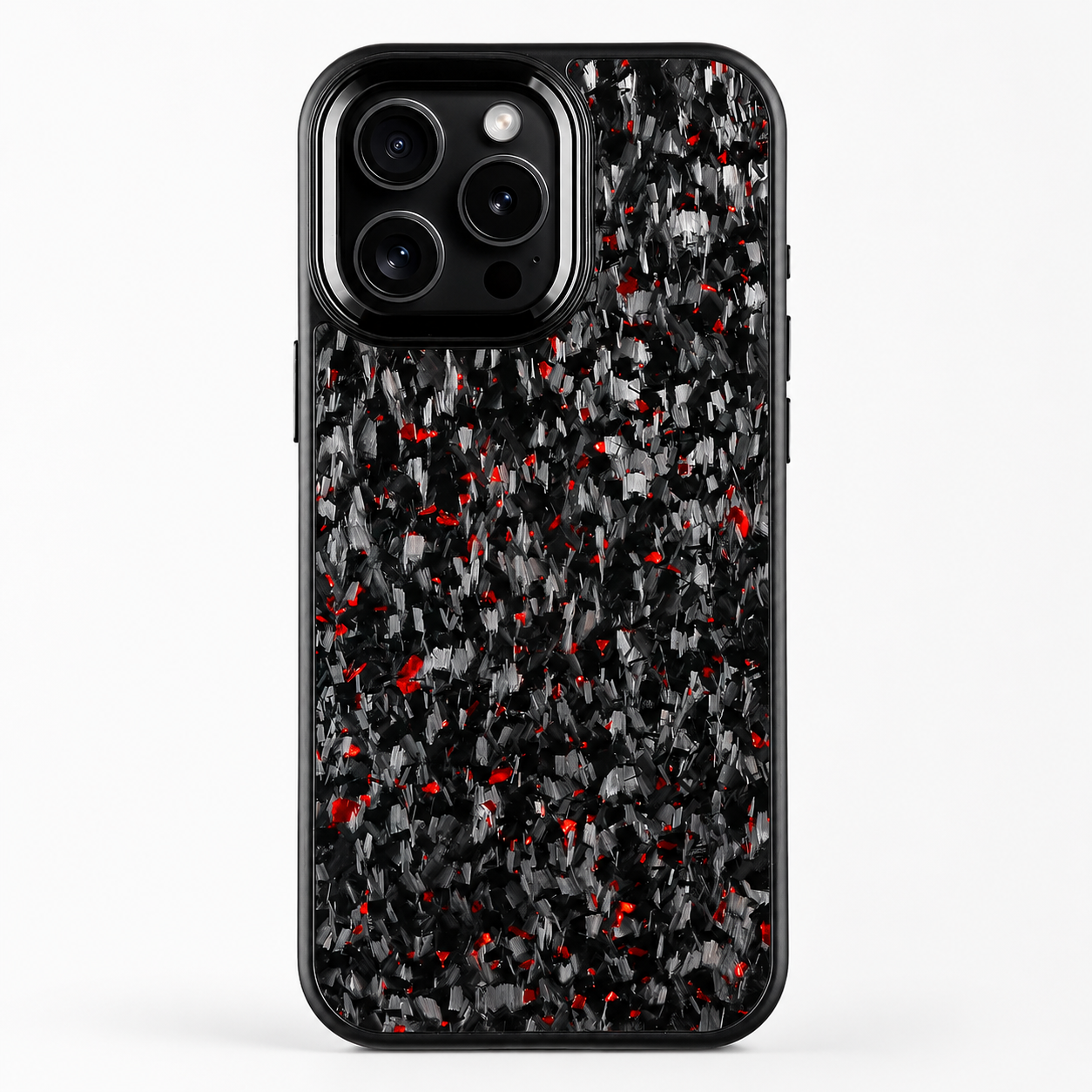 Premium iPhone Case MagSafe Compatible Carbon Fiber Cover Dual Layer Shockproof Metal Lens Guard Anti Scratch Lightweight Full Coverage Design