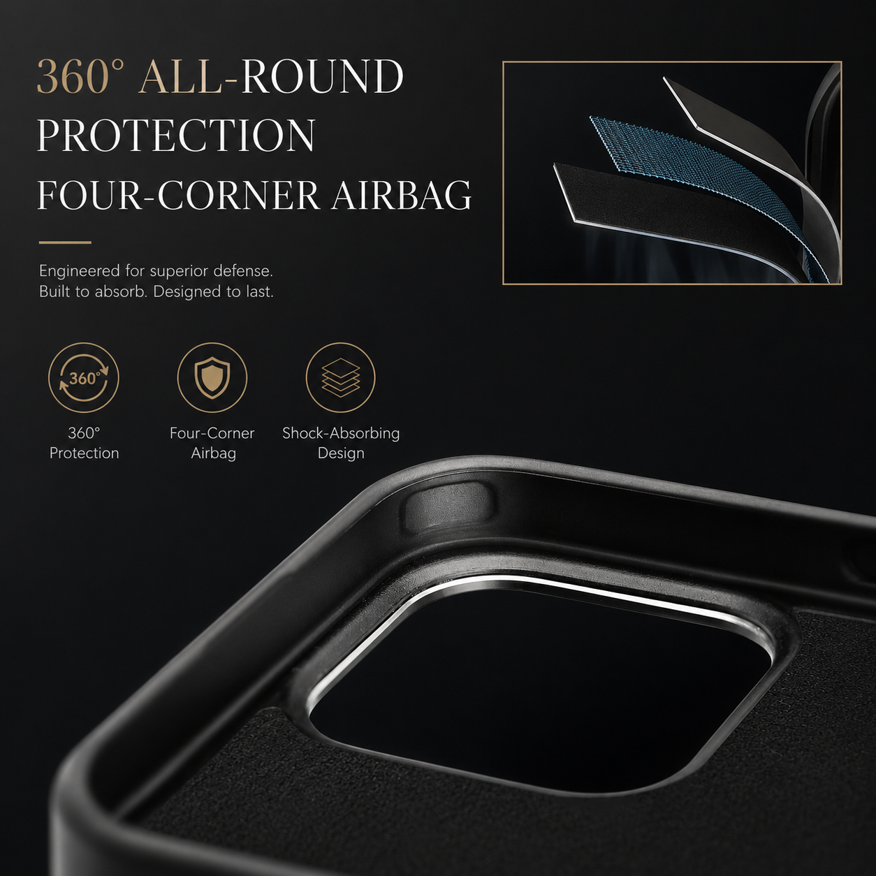 Premium iPhone Case MagSafe Compatible Carbon Fiber Cover Dual Layer Shockproof Metal Lens Guard Anti Scratch Lightweight Full Coverage Design