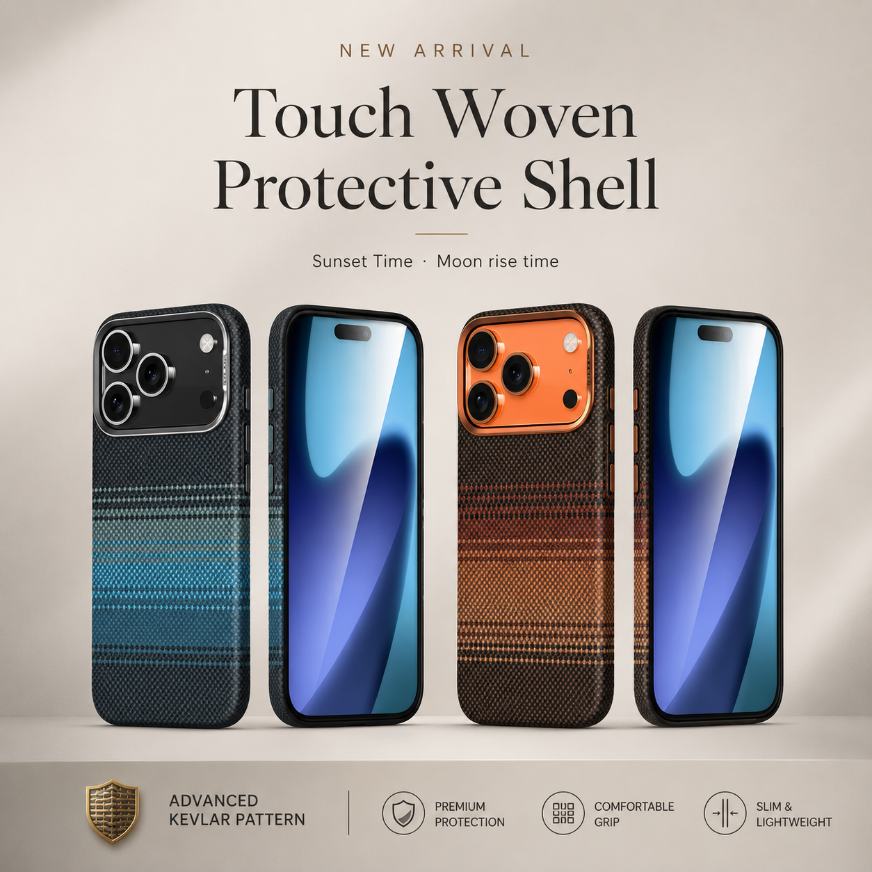 Premium iPhone Case MagSafe Compatible Carbon Fiber Cover Magnetic Alignment Shockproof PC Hard Shell Anti Scratch Slim Non Slip Design