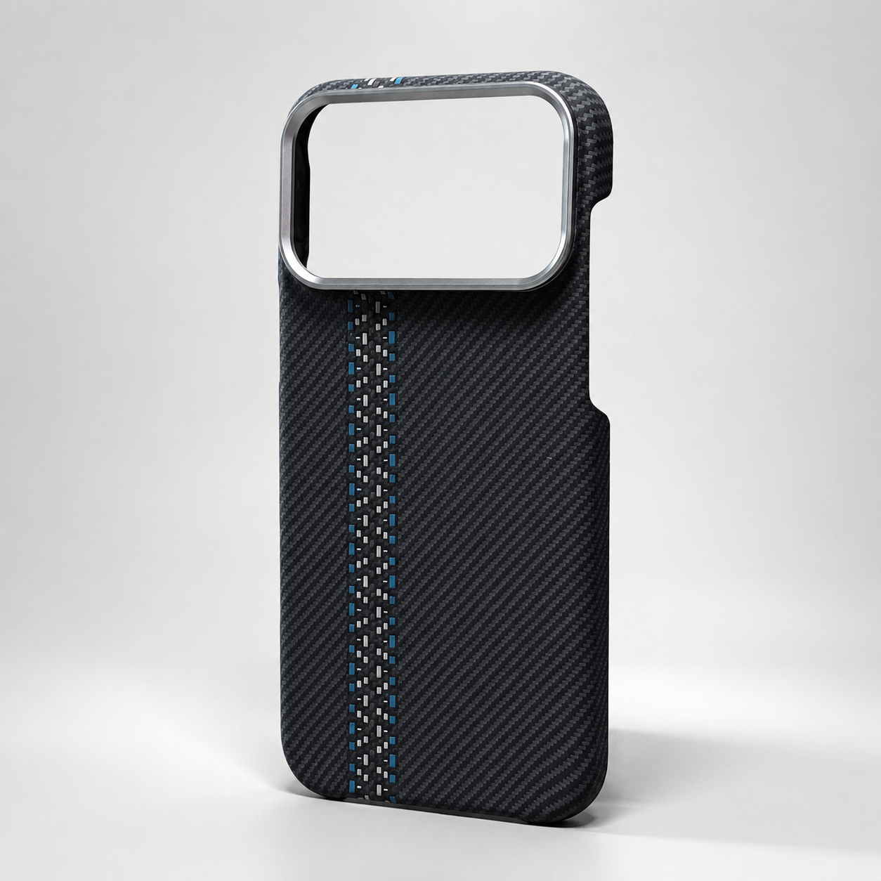Premium iPhone Case MagSafe Compatible Carbon Fiber Cover Magnetic PC TPU Hybrid Shockproof Half Wrapped Slim Non Slip Protective Design