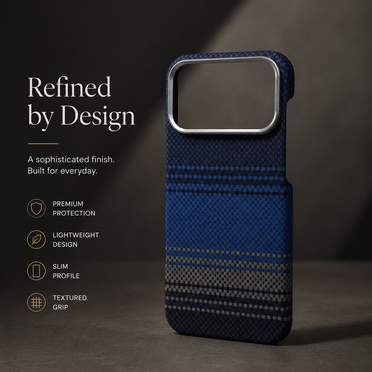 Premium iPhone Case MagSafe Compatible Carbon Fiber Cover Magnetic PC TPU Hybrid Shockproof Half Wrapped Slim Non Slip Protective Design