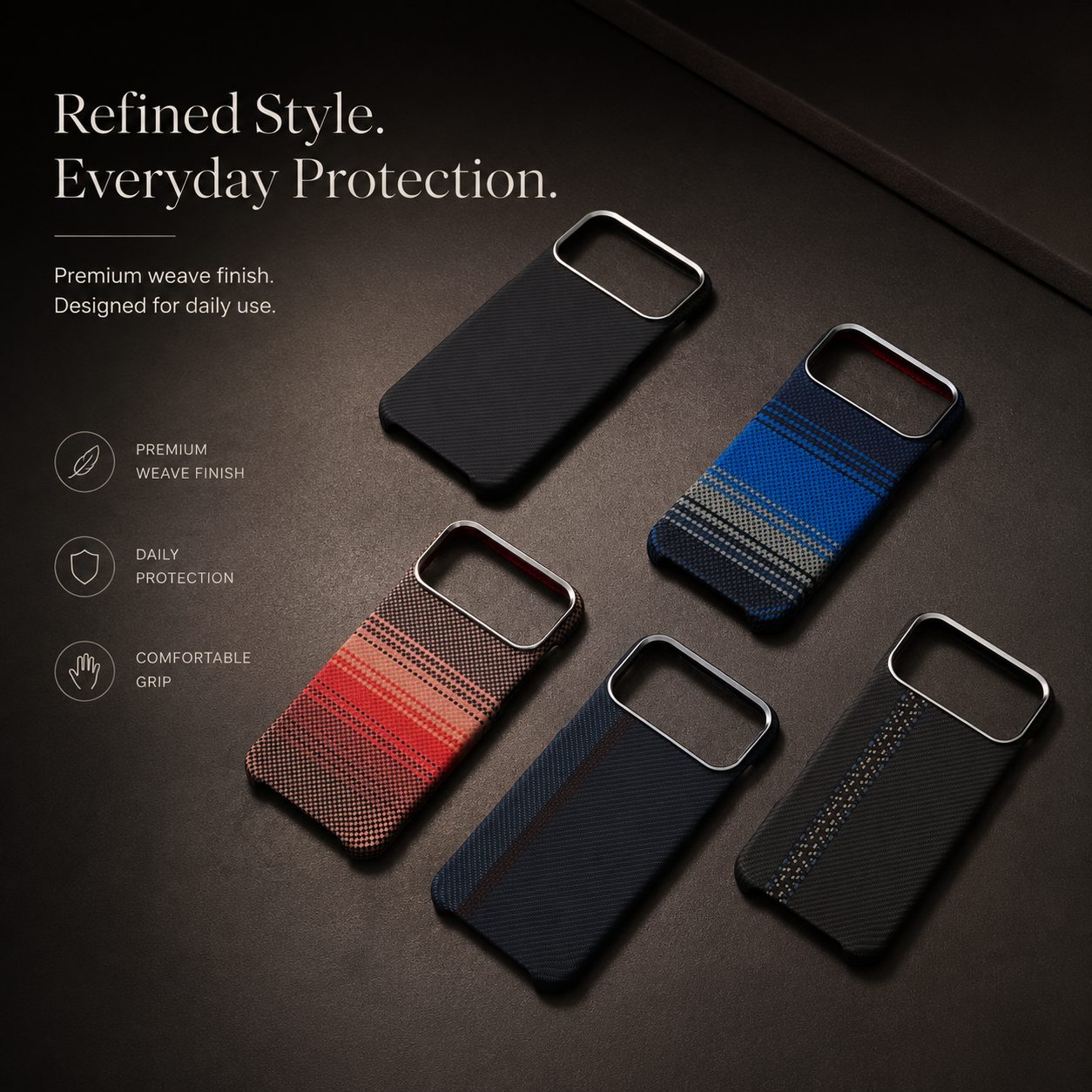 Premium iPhone Case MagSafe Compatible Carbon Fiber Cover Magnetic PC TPU Hybrid Shockproof Half Wrapped Slim Non Slip Protective Design