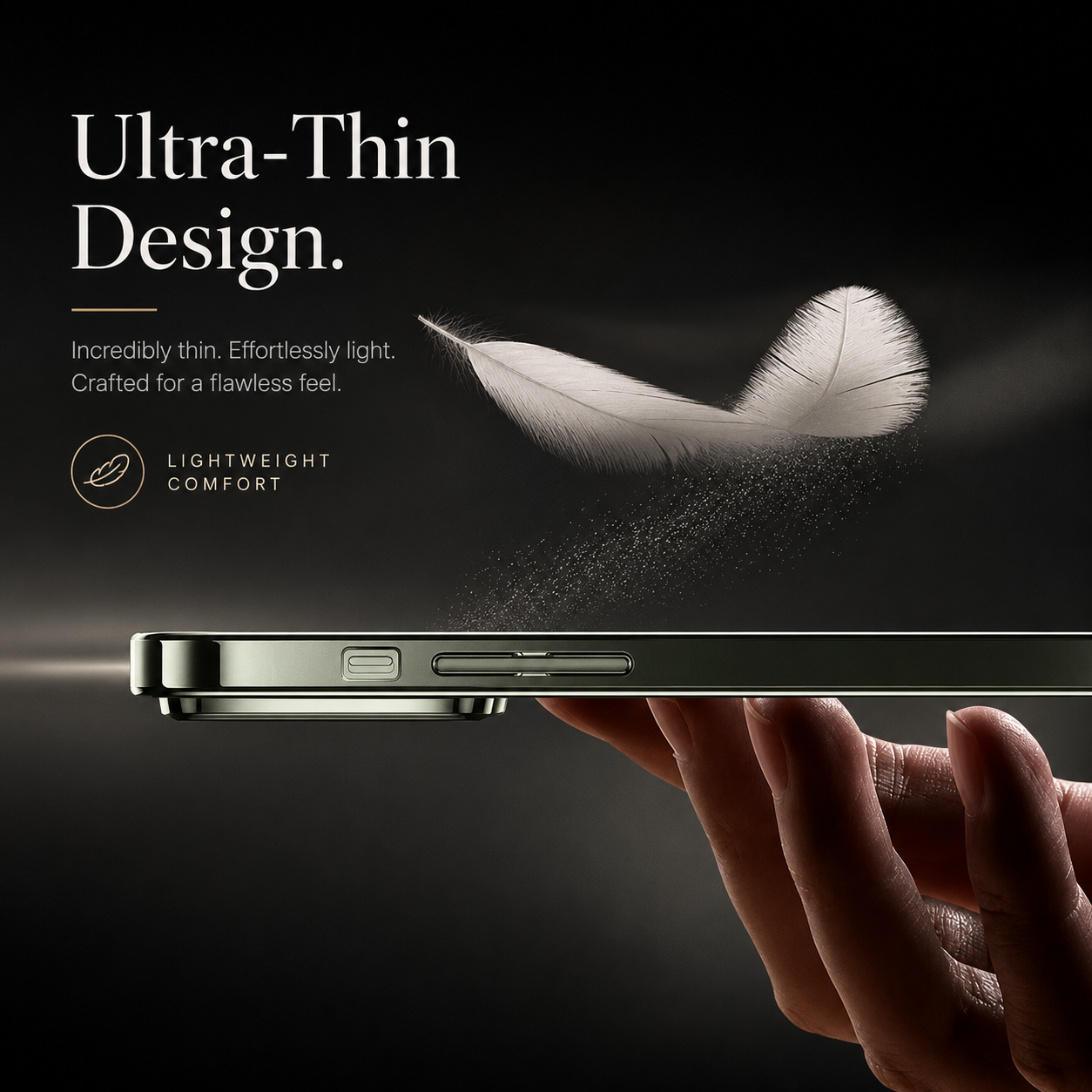 Premium iPhone Case MagSafe Compatible Clear Acrylic Cover Tempered Glass Camera Guard Plated Edge Magnetic Shockproof Anti Scratch Slim Design