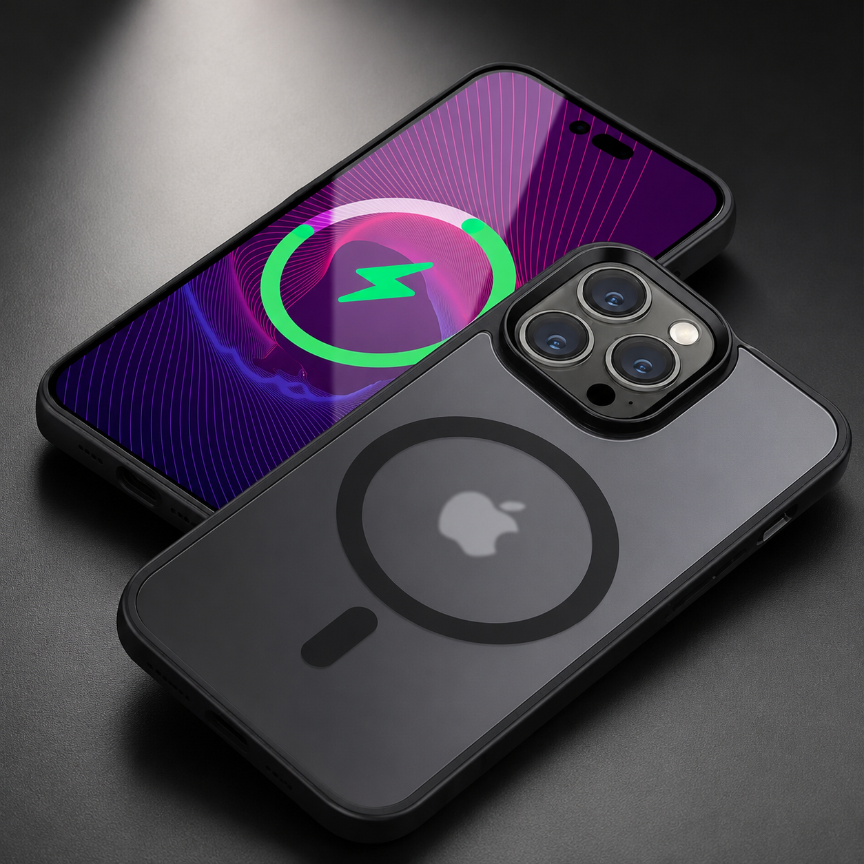 Premium iPhone Case MagSafe Compatible Clear Hybrid Cover Transparent HD Back Magnetic Shockproof Protective Camera Lens Guard Slim Full Coverage Design