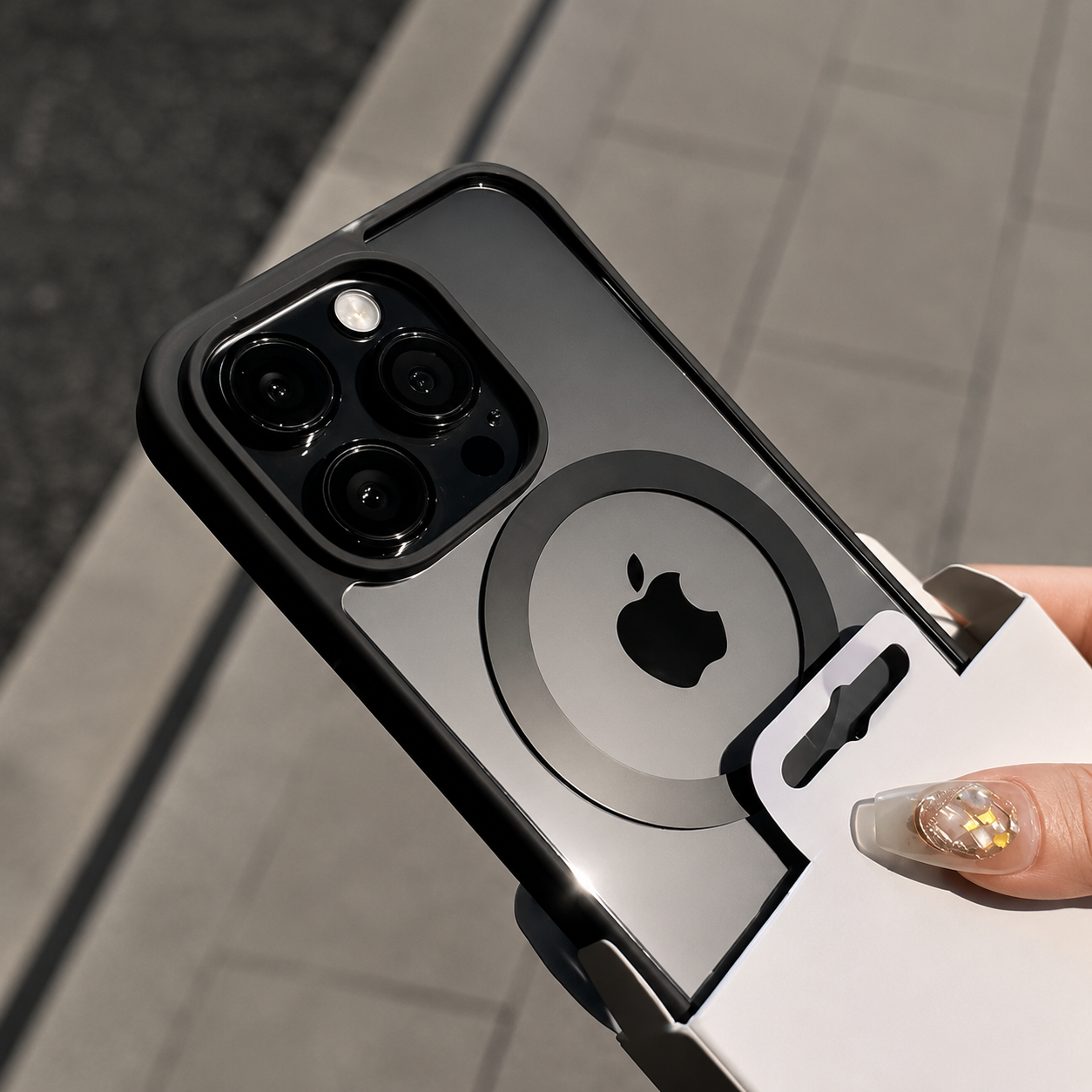 Premium iPhone Case MagSafe Compatible Clear Hybrid Cover Transparent HD Back Magnetic Shockproof Protective Camera Lens Guard Slim Full Coverage Design