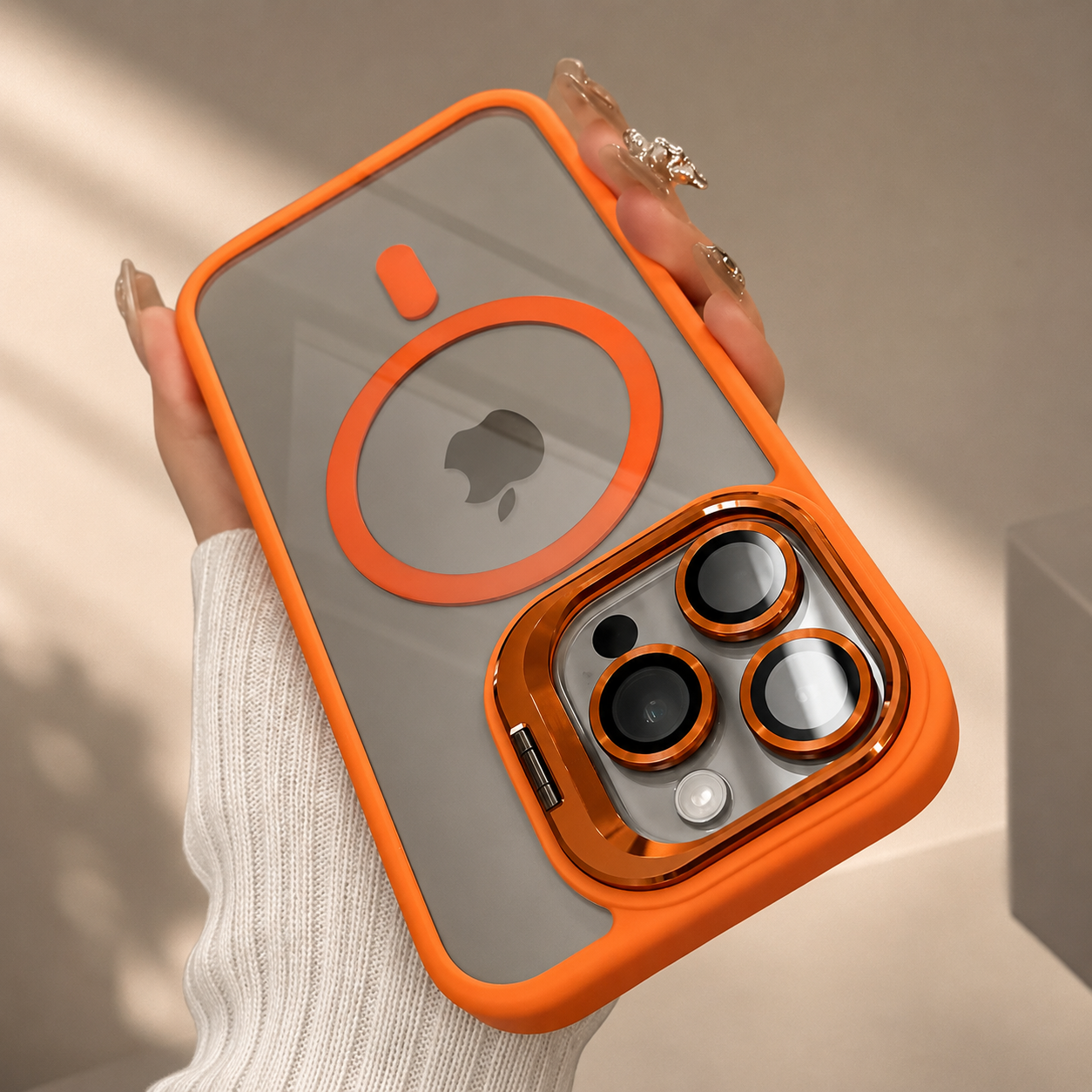 Premium iPhone Case MagSafe Compatible Clear Hybrid Cover Transparent HD Back Magnetic Shockproof Protective Camera Lens Guard Slim Full Coverage Design
