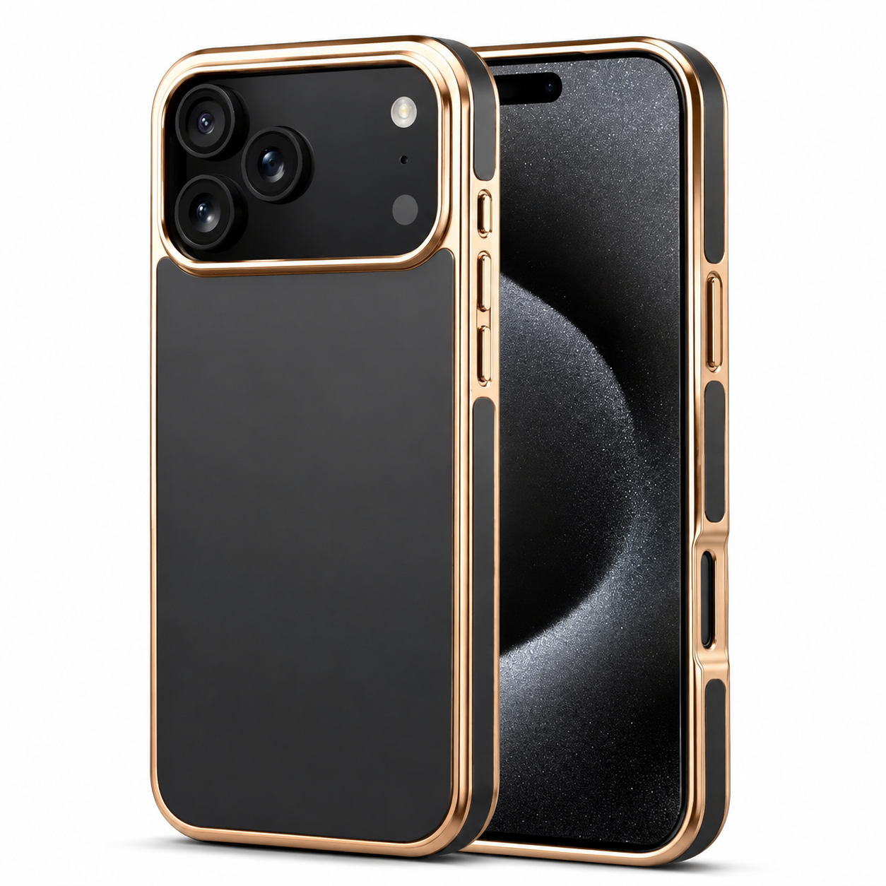 Premium iPhone Case MagSafe Compatible Cowhide Leather Cover Electroplated Edge Camera Protection Shockproof Anti Scratch Non Slip Slim Lightweight Design