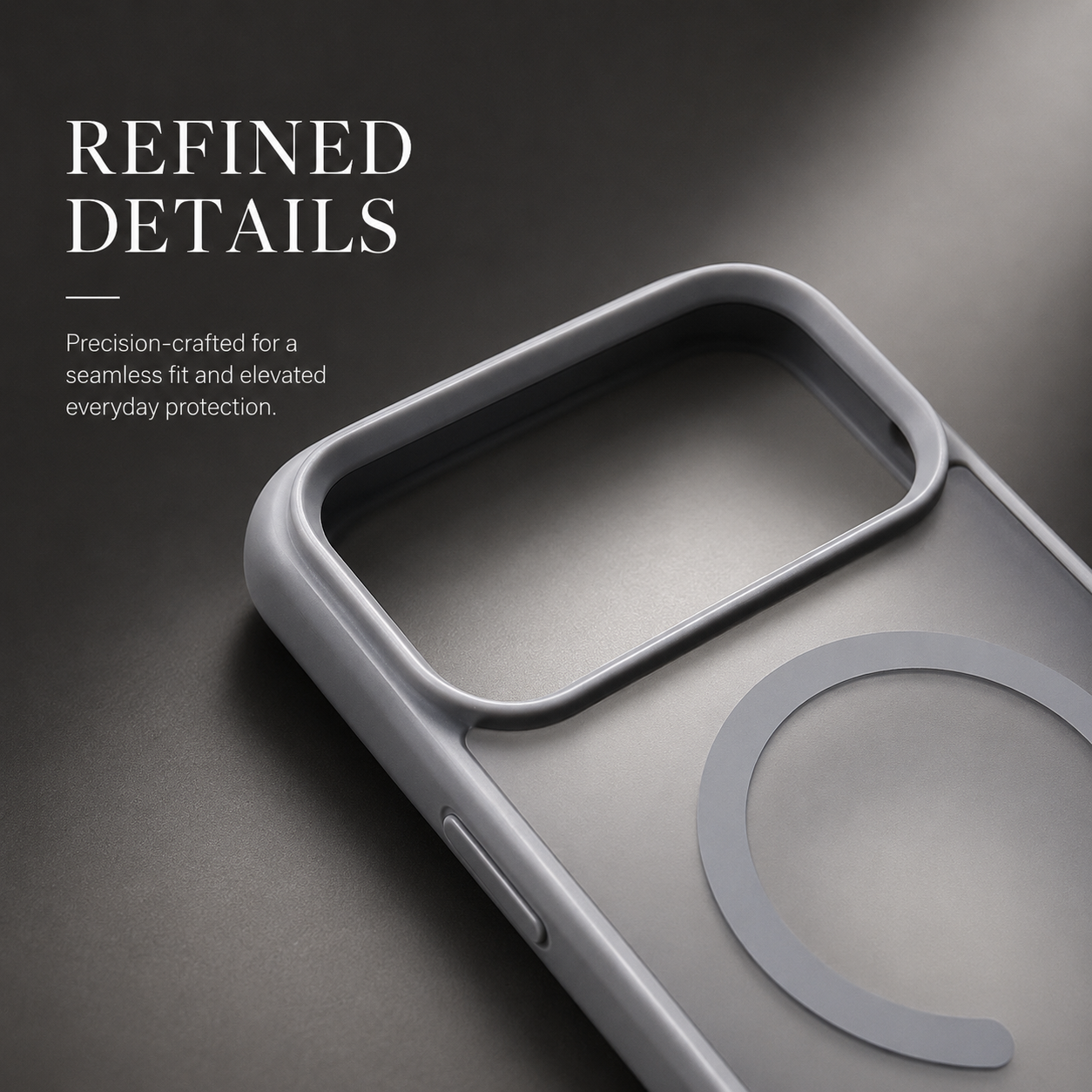 Premium iPhone Case MagSafe Compatible Foldable Stand Cover Shockproof PC Matte Anti Fingerprint Non Slip Camera Protection Half Wrapped Design