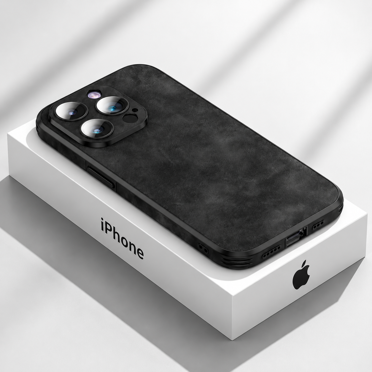 Premium iPhone Case MagSafe Compatible Genuine Leather Cover Magnetic Protective Camera Lens Guard Shock Absorbing Slim Full Coverage Design