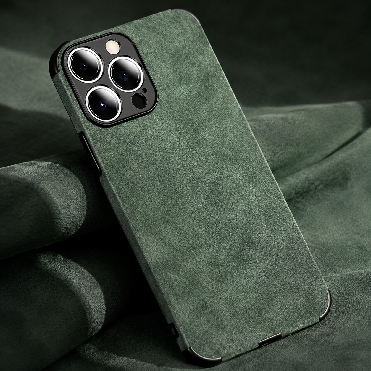 Premium iPhone Case MagSafe Compatible Genuine Leather Cover Magnetic Protective Camera Lens Guard Shock Absorbing Slim Full Coverage Design
