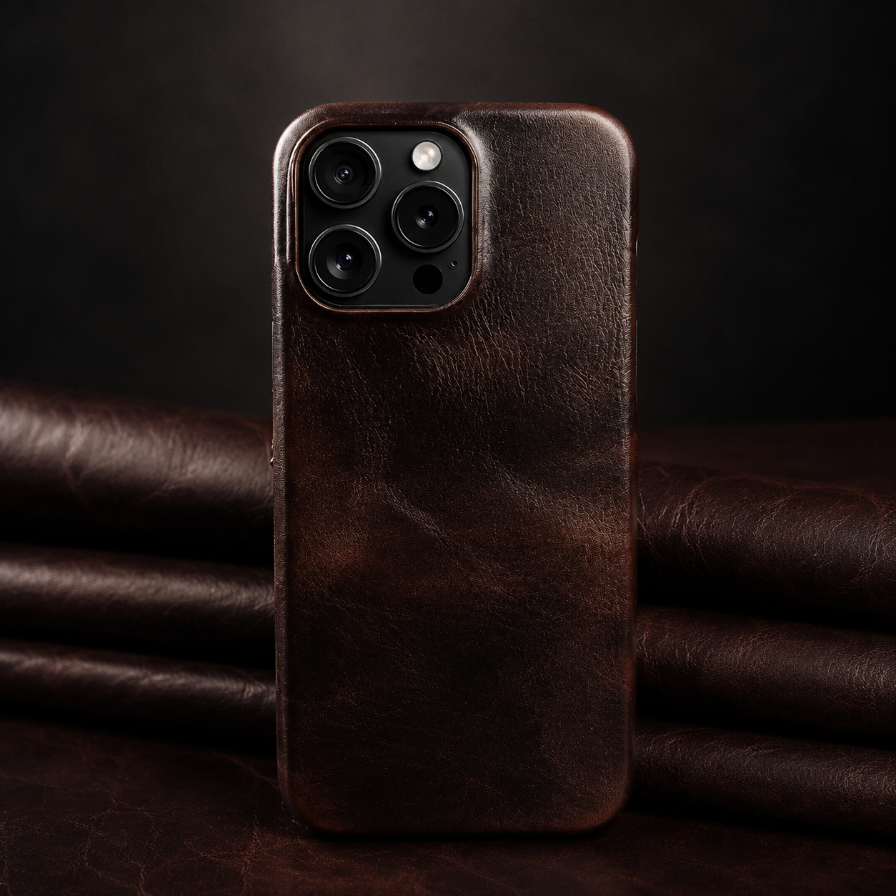 Premium iPhone Case MagSafe Compatible Genuine Leather Strap Cover Slim Protective Shockproof Camera Lens Protection Carry Strap Luxury Design