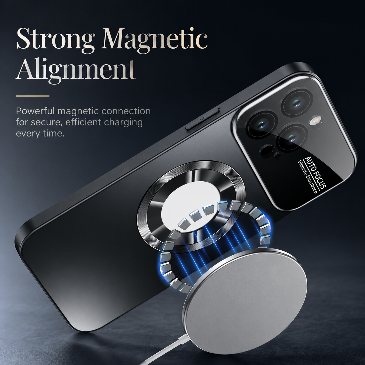 Premium iPhone Case MagSafe Compatible Glass Back Cover Magnetic Shockproof Protective Camera Lens Guard Anti Fingerprint Clear Slim Design