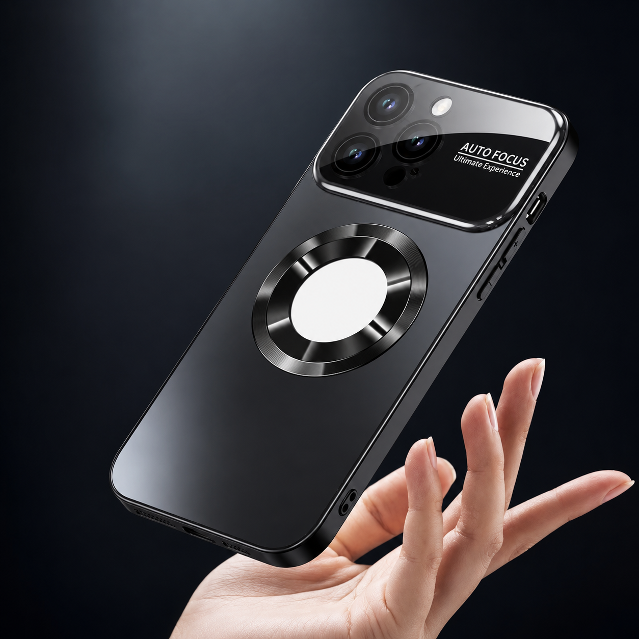 Premium iPhone Case MagSafe Compatible Glass Back Cover Magnetic Shockproof Protective Camera Lens Guard Anti Fingerprint Clear Slim Design