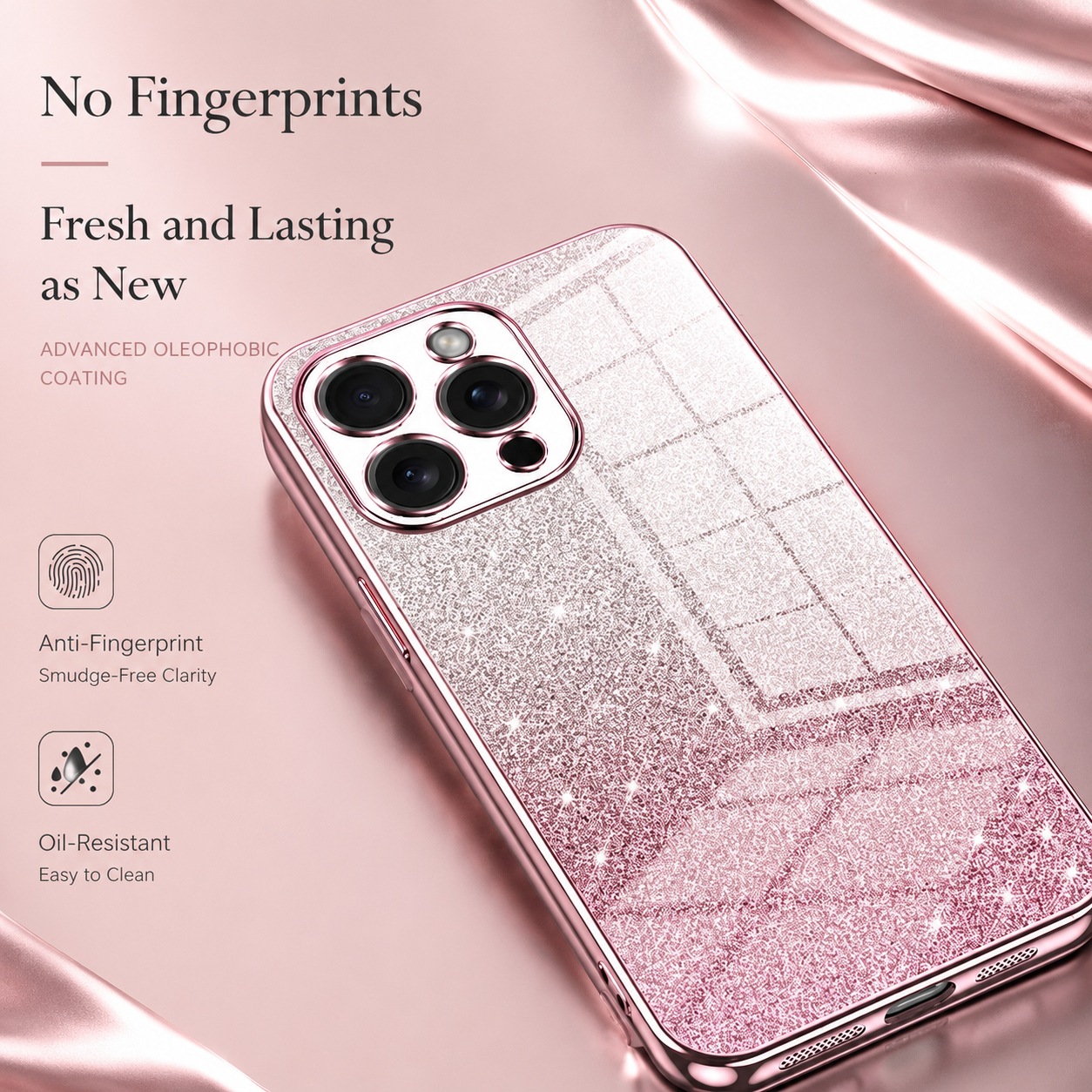 Premium iPhone Case MagSafe Compatible Glitter TPU Magnetic Cover Shockproof Protective Camera Lens Guard Flexible Slim Design