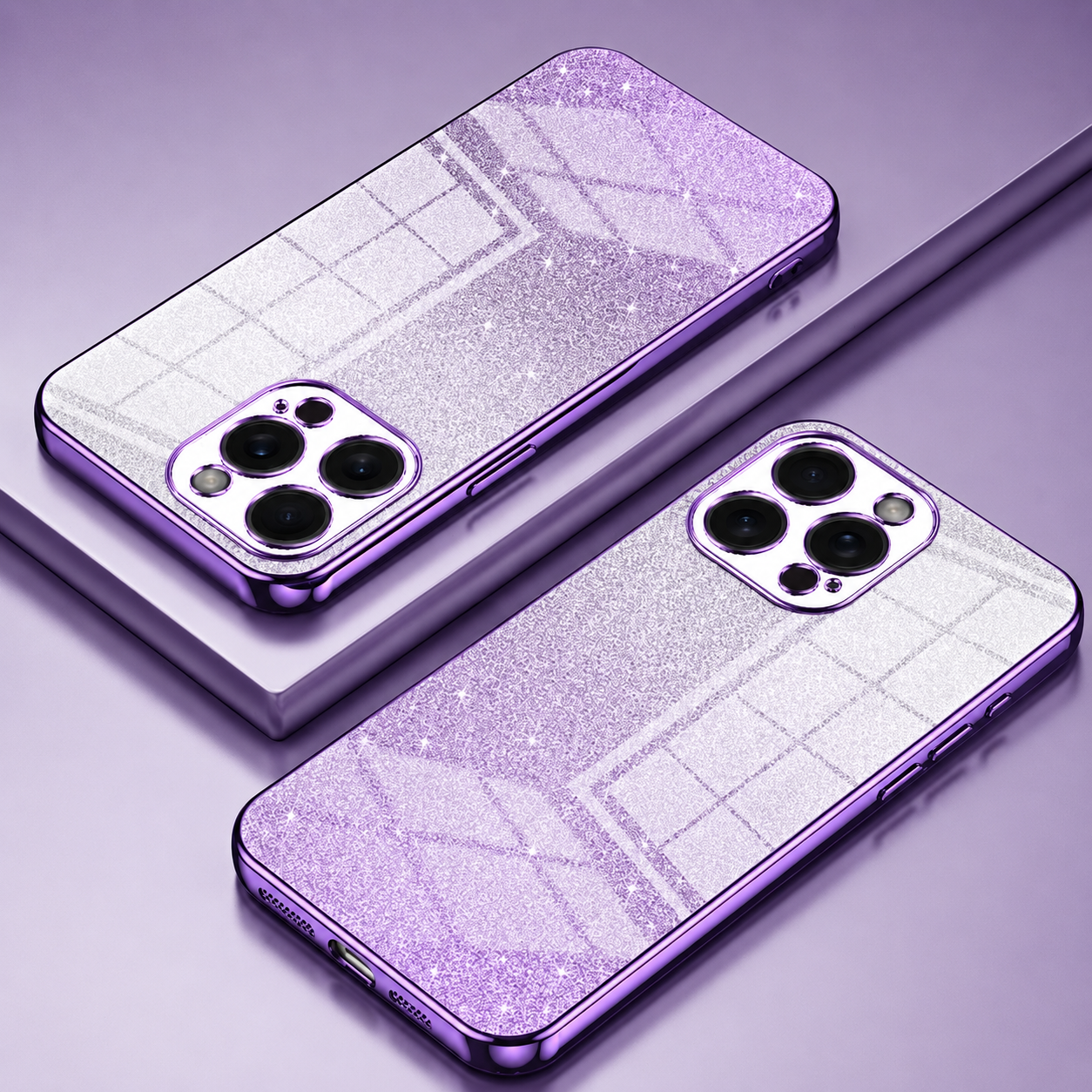 Premium iPhone Case MagSafe Compatible Glitter TPU Magnetic Cover Shockproof Protective Camera Lens Guard Flexible Slim Design
