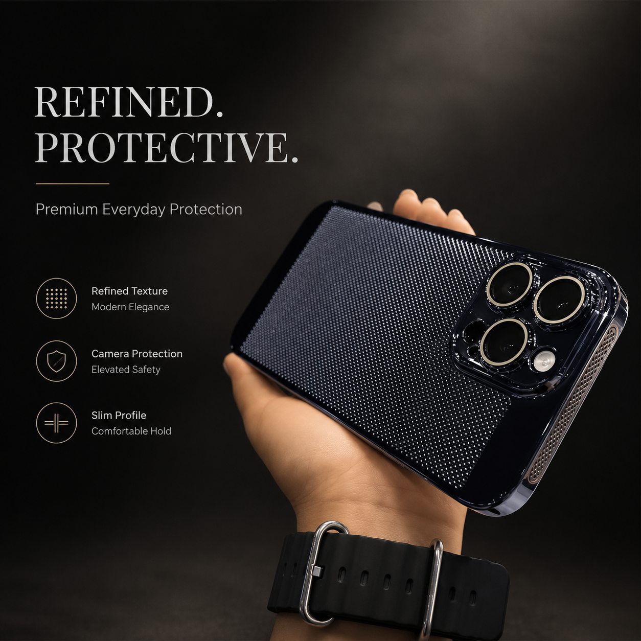 Premium iPhone Case MagSafe Compatible Honeycomb Texture Magnetic Cover Heat Dissipation Shockproof Protective Camera Lens Guard Slim Design