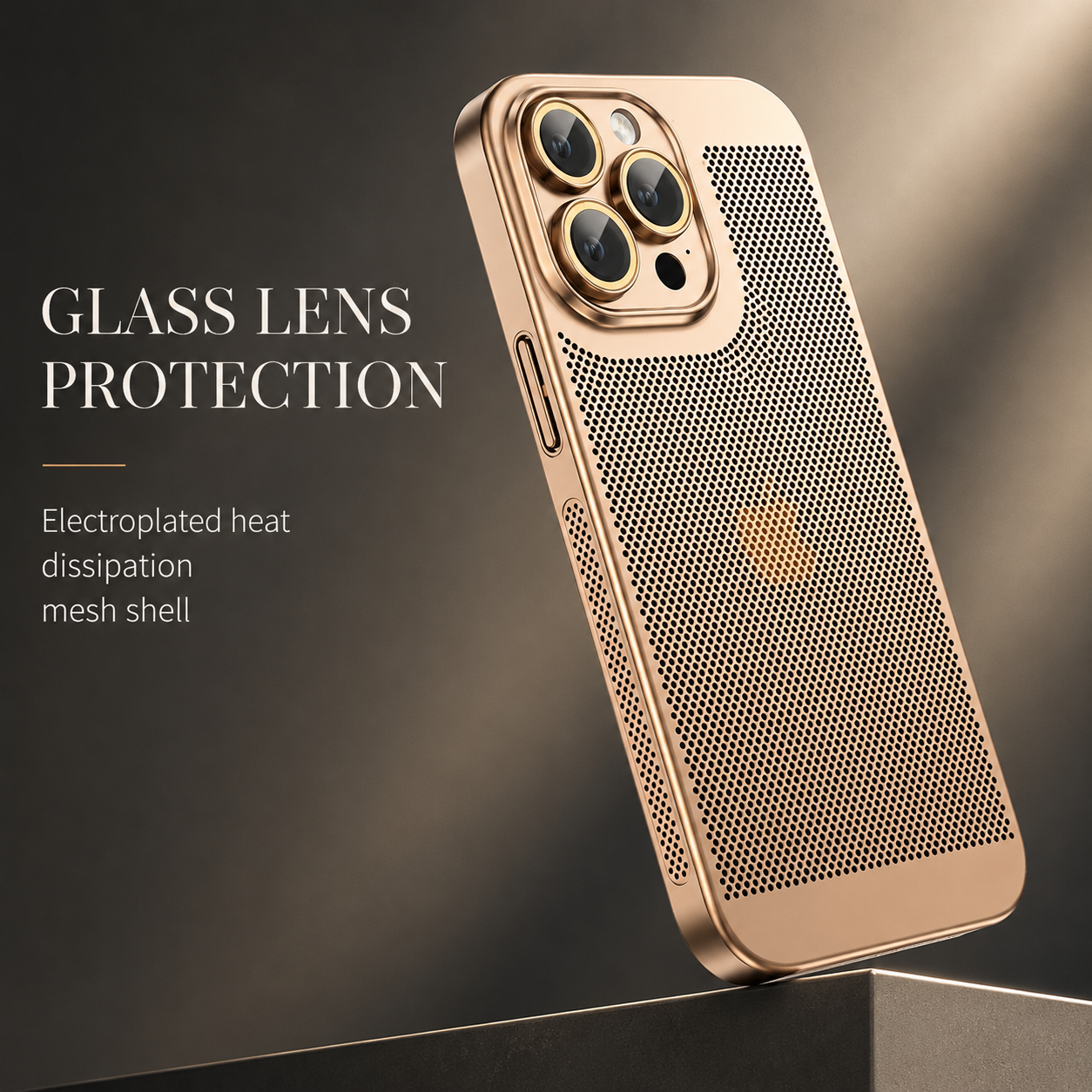 Premium iPhone Case MagSafe Compatible Honeycomb Texture Magnetic Cover Heat Dissipation Shockproof Protective Camera Lens Guard Slim Design