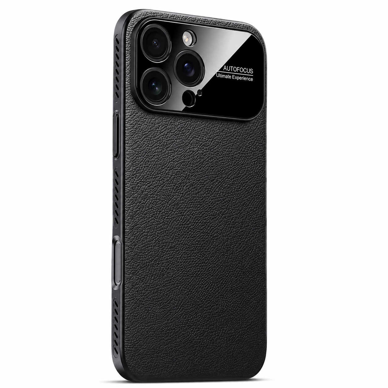 Premium iPhone Case MagSafe Compatible Leather Cover Side Vent Cooling Slim Half Wrapped Anti Fingerprint Non Slip Shockproof Protective Design