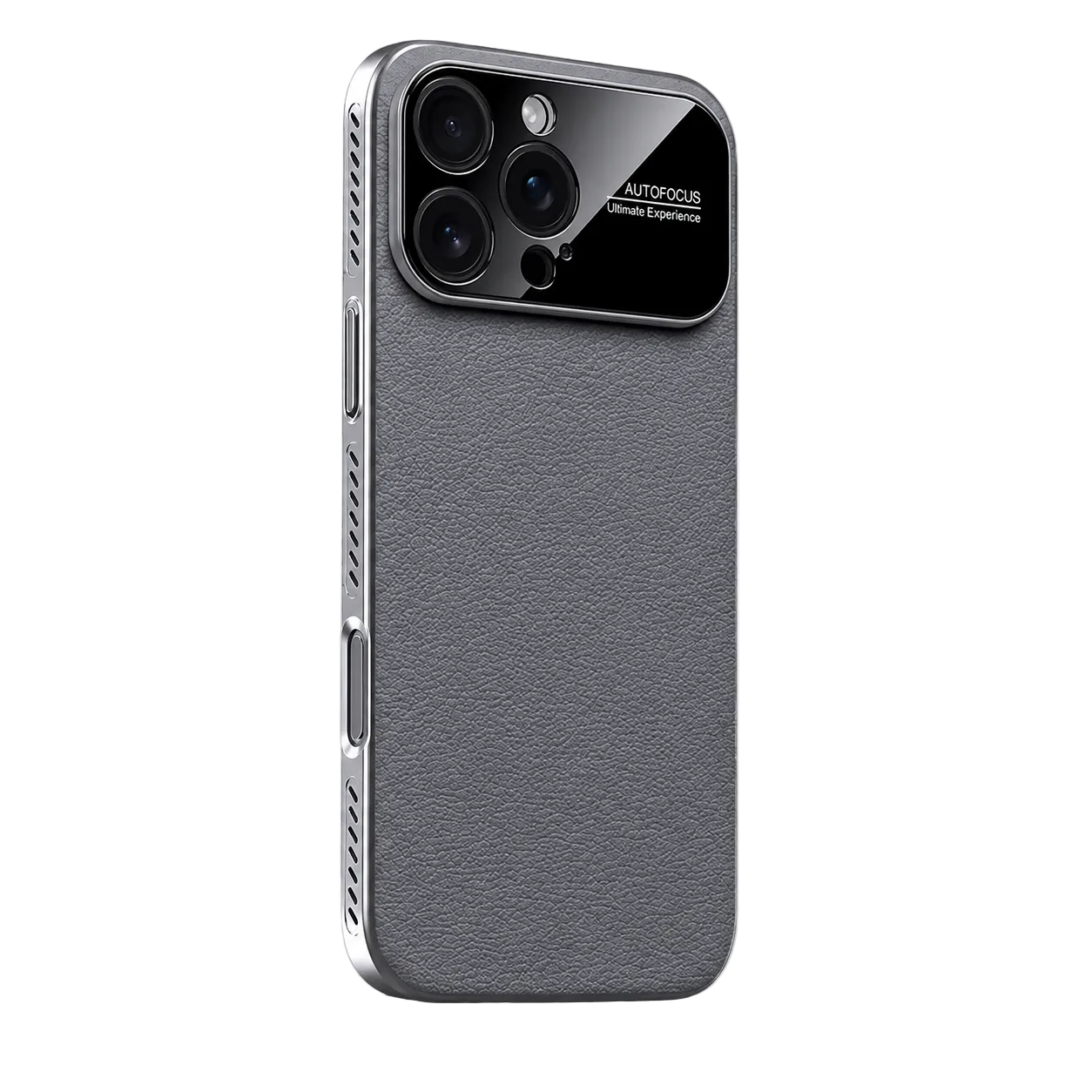 Premium iPhone Case MagSafe Compatible Leather Cover Side Vent Cooling Slim Half Wrapped Anti Fingerprint Non Slip Shockproof Protective Design