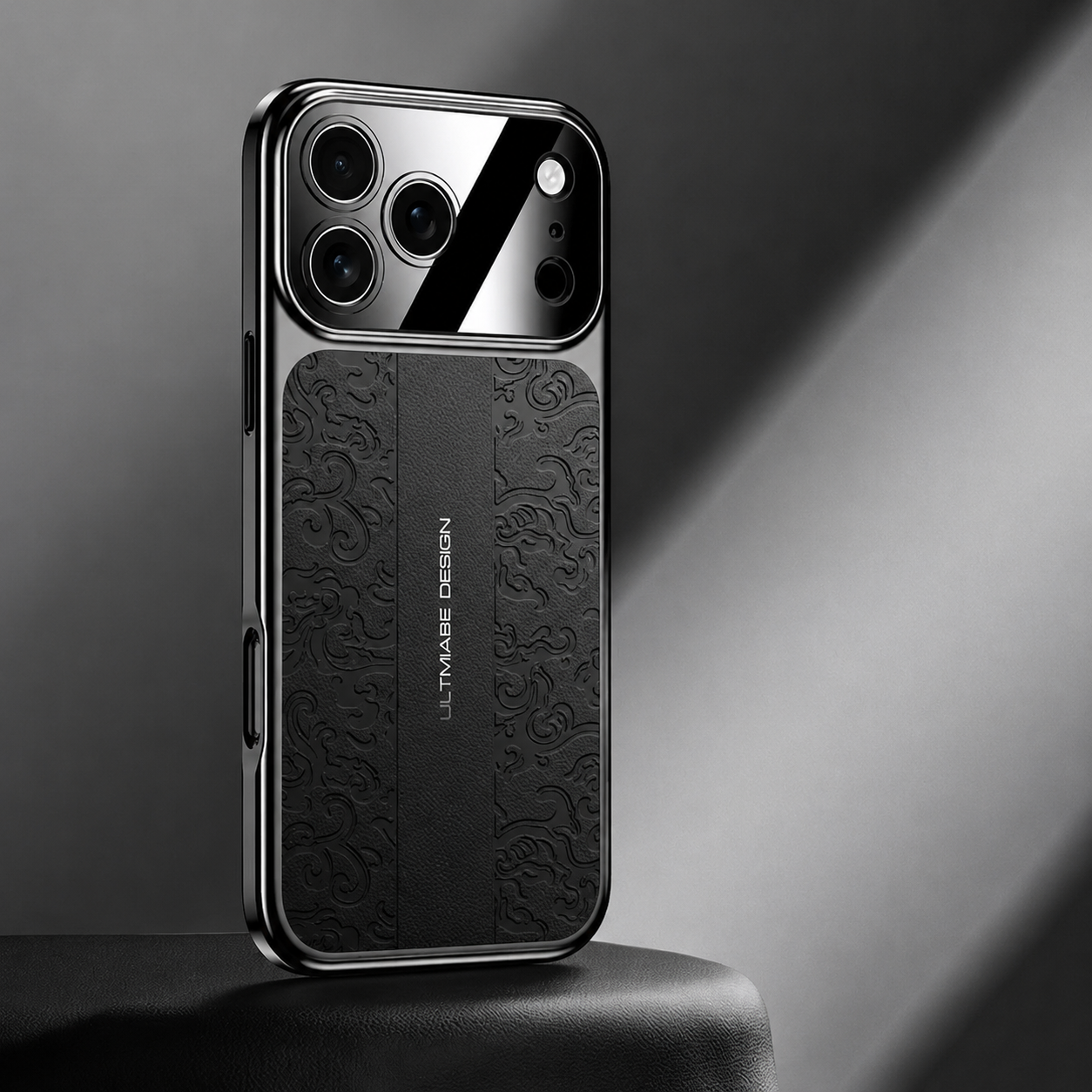Premium iPhone Case MagSafe Compatible Leather TPU Cover Electroplated Frame Dual Layer Shockproof Anti Fingerprint Non Slip Slim Protective Design