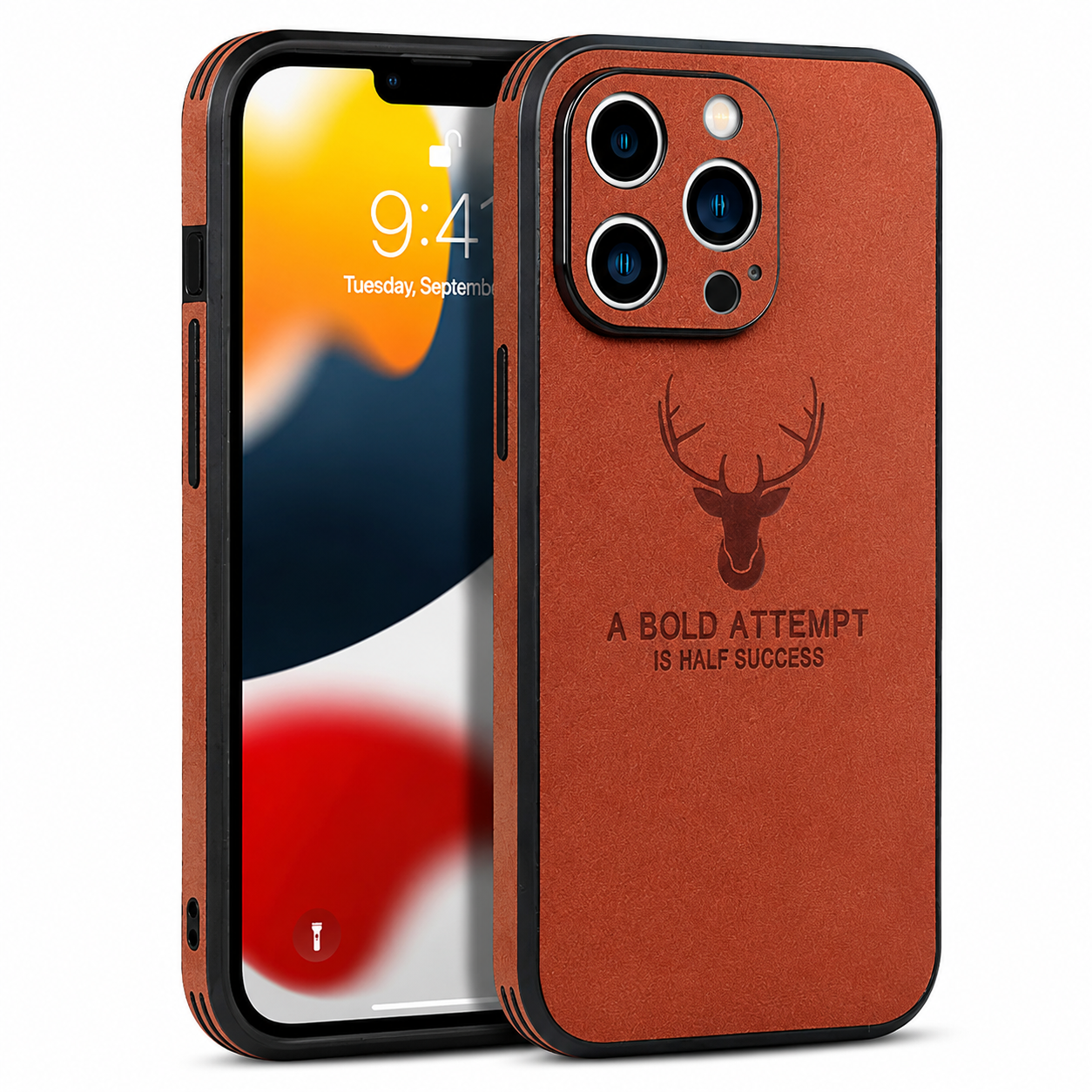 Premium iPhone Case MagSafe Compatible Leather Texture Magnetic Cover Ultra Thin Shockproof Protective Camera Lens Guard Full Coverage Slim Design