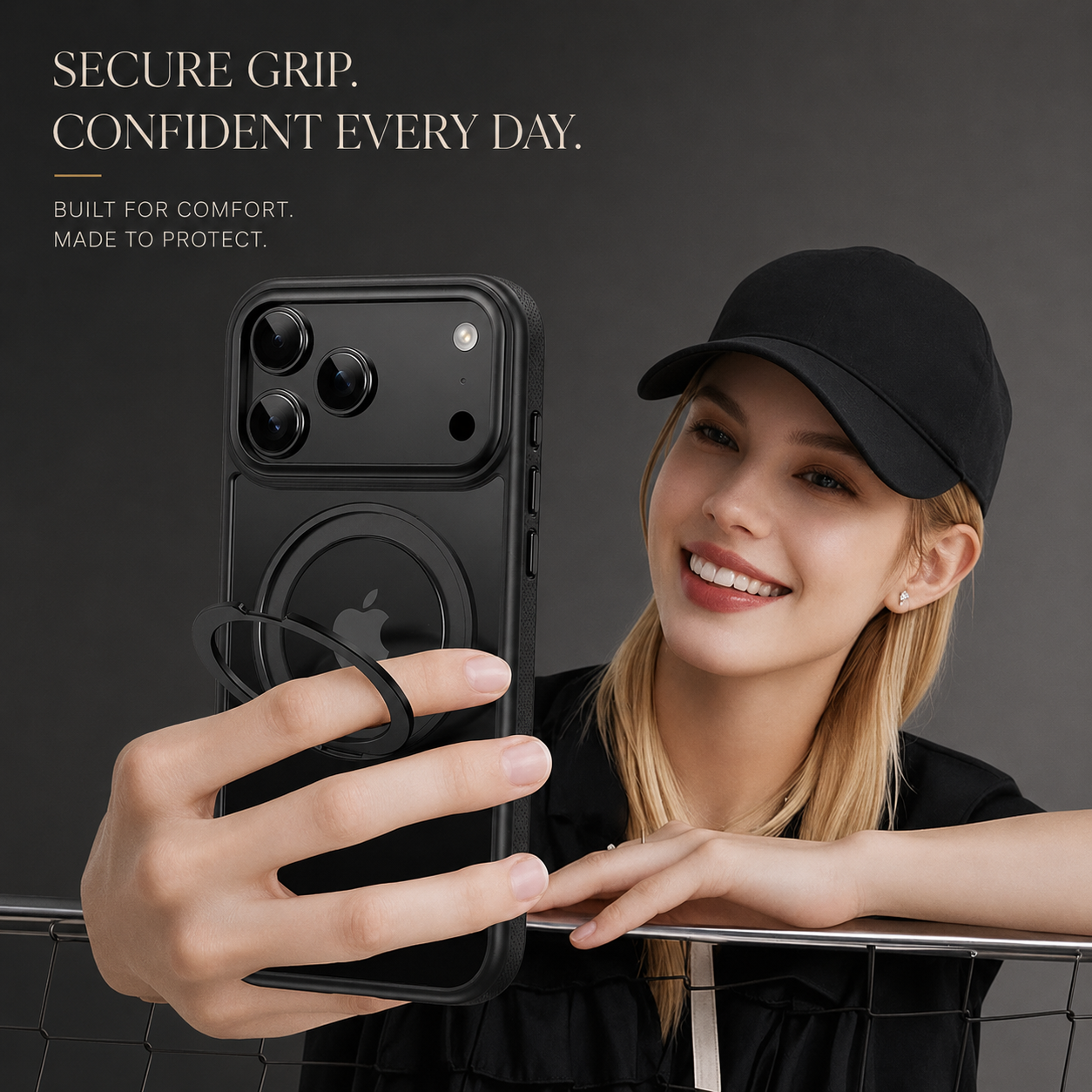 Premium iPhone Case MagSafe Compatible Magnetic 360 Rotating Stand Mechanical Design Shockproof PC TPU Metal Camera Protection Full Coverage
