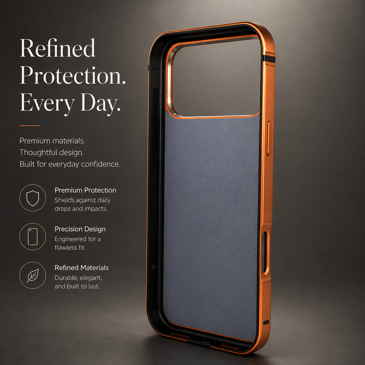 Premium iPhone Case MagSafe Compatible Magnetic Aluminum Frame Slim Metal Bumper Shockproof Anti Drop Camera Protection Full Coverage Cover
