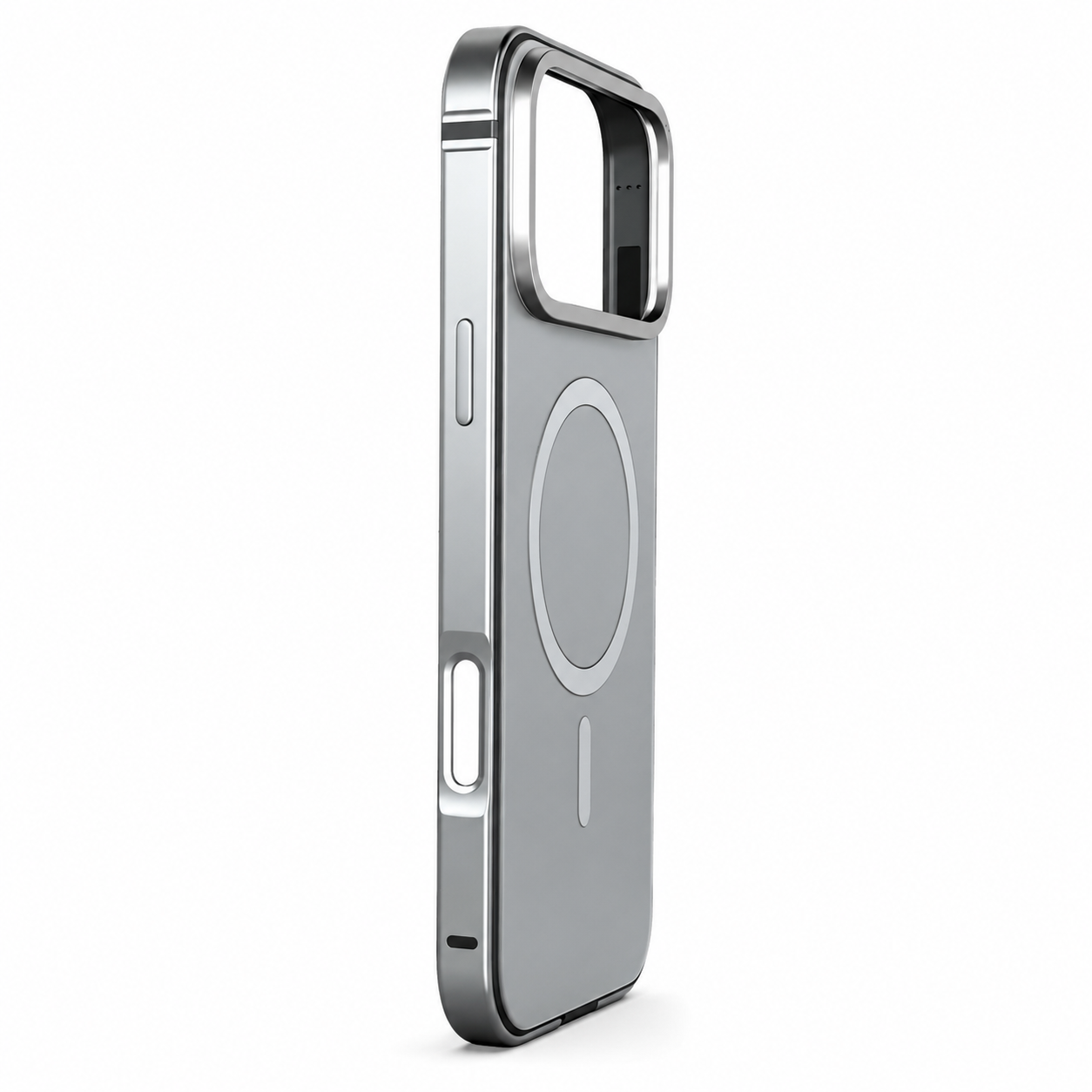 Premium iPhone Case MagSafe Compatible Magnetic Aluminum Frame Slim Metal Bumper Shockproof Anti Drop Camera Protection Full Coverage Cover