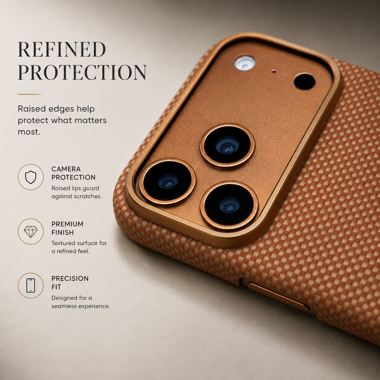 Premium iPhone Case MagSafe Compatible Magnetic Aramid Fiber Cover Carbon Texture Shockproof Anti Scratch Slim Lightweight Full Body Protection
