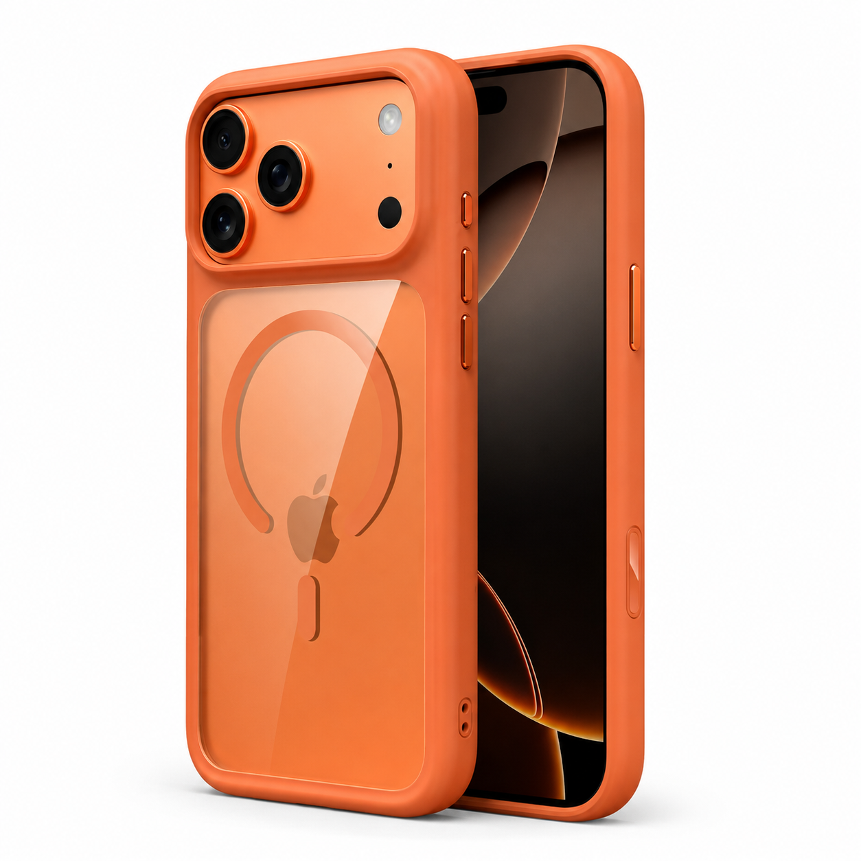 Premium iPhone Case MagSafe Compatible Magnetic Clear Armor Cover Shockproof Anti Scratch Transparent Camera Protection Slim Lightweight Full Coverage