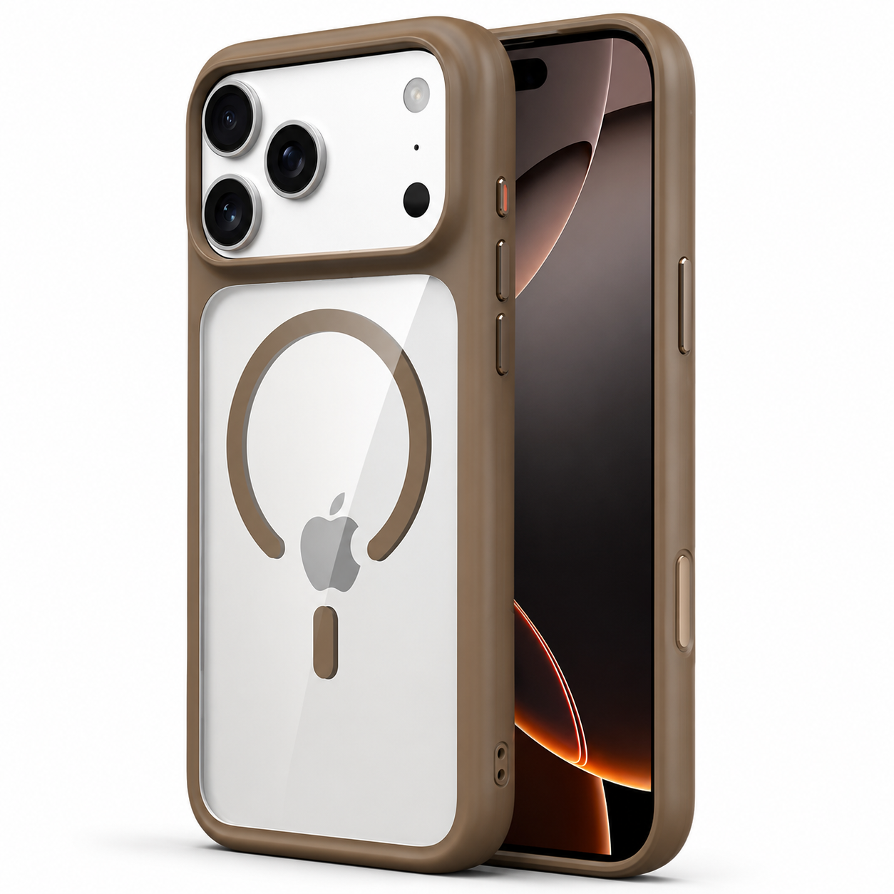Premium iPhone Case MagSafe Compatible Magnetic Clear Armor Cover Shockproof Anti Scratch Transparent Camera Protection Slim Lightweight Full Coverage
