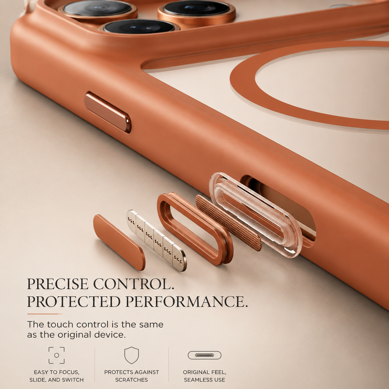Premium iPhone Case MagSafe Compatible Magnetic Clear Armor Cover Shockproof Anti Scratch Transparent Camera Protection Slim Lightweight Full Coverage