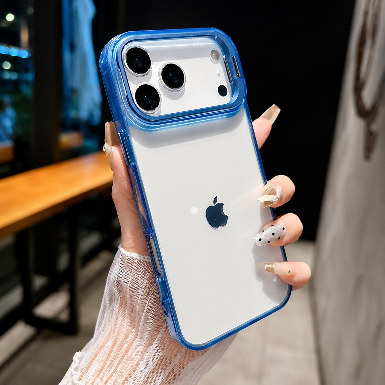 Premium iPhone Case MagSafe Compatible Magnetic Clear Protective Cover Camera Lens Stand Shockproof PC TPU Bumper Slim Full Coverage Design