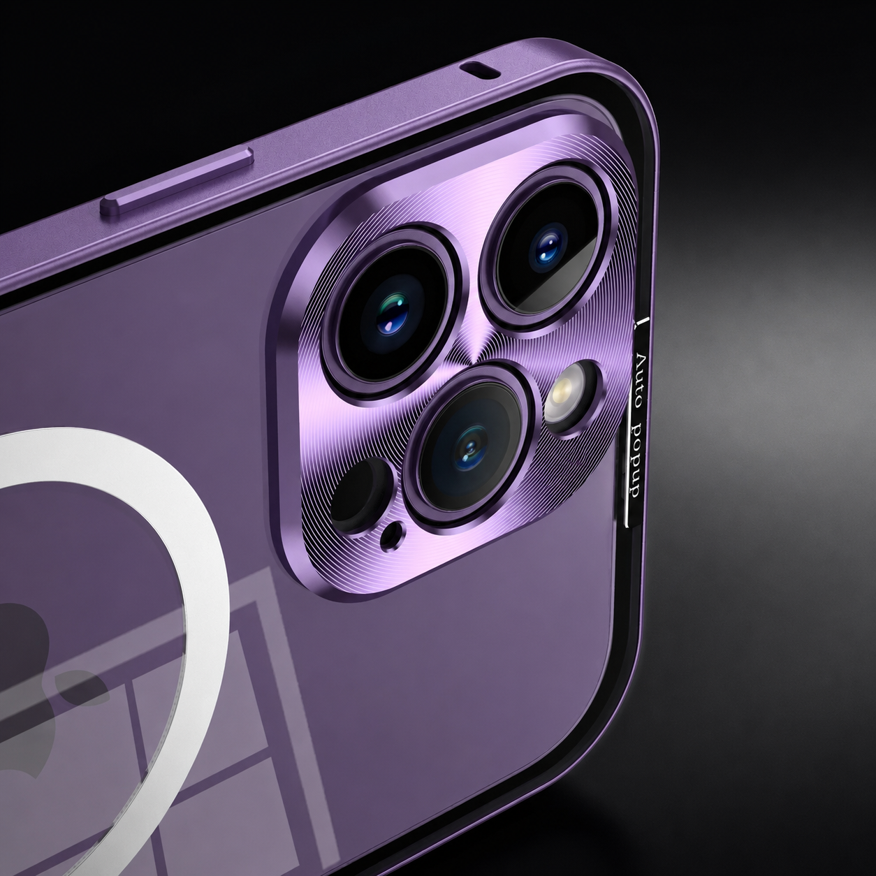 Premium iPhone Case MagSafe Compatible Magnetic Fit Double Sided Tempered Glass Metal Frame Ultra Thin 360 Full Body Shockproof Cover Camera Lens Protection