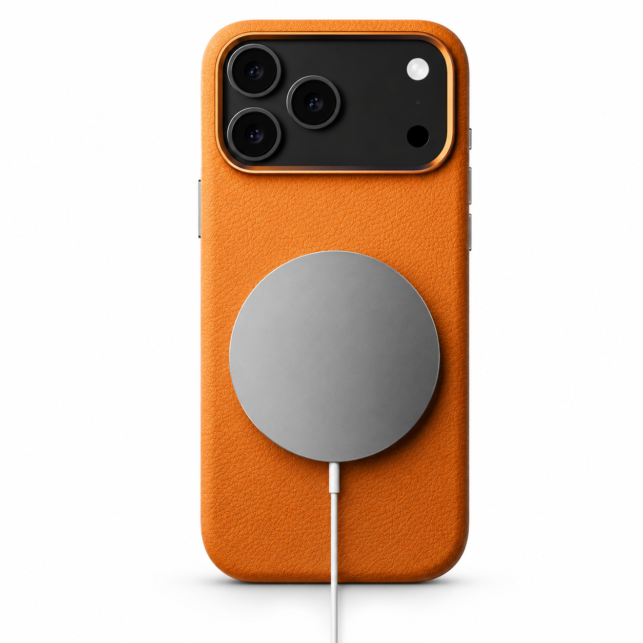 Premium iPhone Case MagSafe Compatible Magnetic Leather Cover Full Protection Camera Protection Anti Scratch Slim Lightweight Protective Design