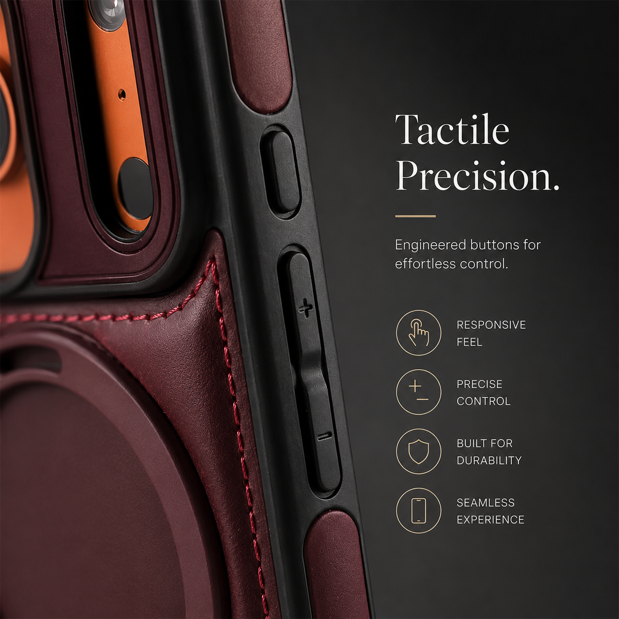 Premium iPhone Case MagSafe Compatible Magnetic Leather Cover Slim Shockproof Invisible Stand Retro Business Protective Camera Protection Full Coverage