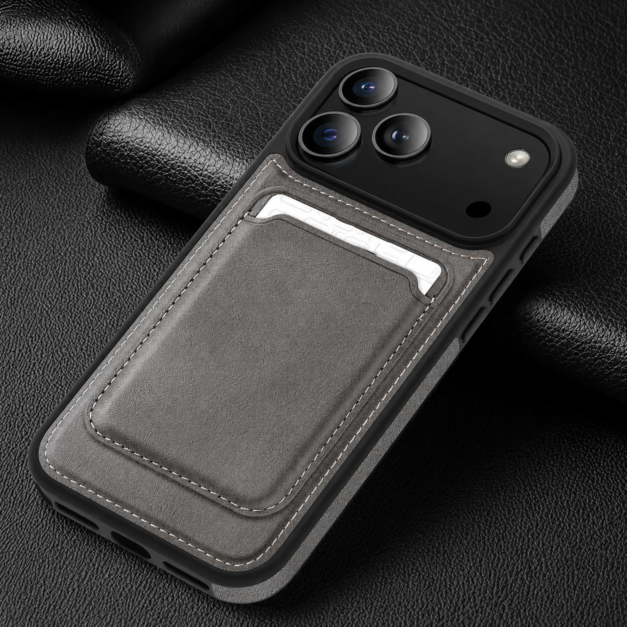 Premium iPhone Case MagSafe Compatible Magnetic Leather Wallet Cover RFID Blocking Card Holder Shockproof Protective Cover Anti Scratch Full Coverage