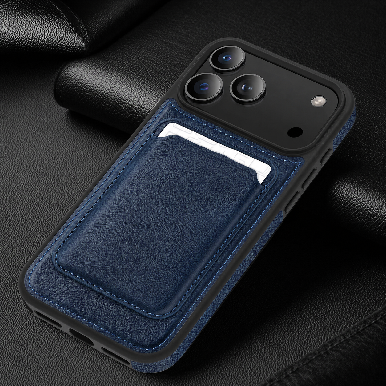 Premium iPhone Case MagSafe Compatible Magnetic Leather Wallet Cover RFID Blocking Card Holder Shockproof Protective Cover Anti Scratch Full Coverage