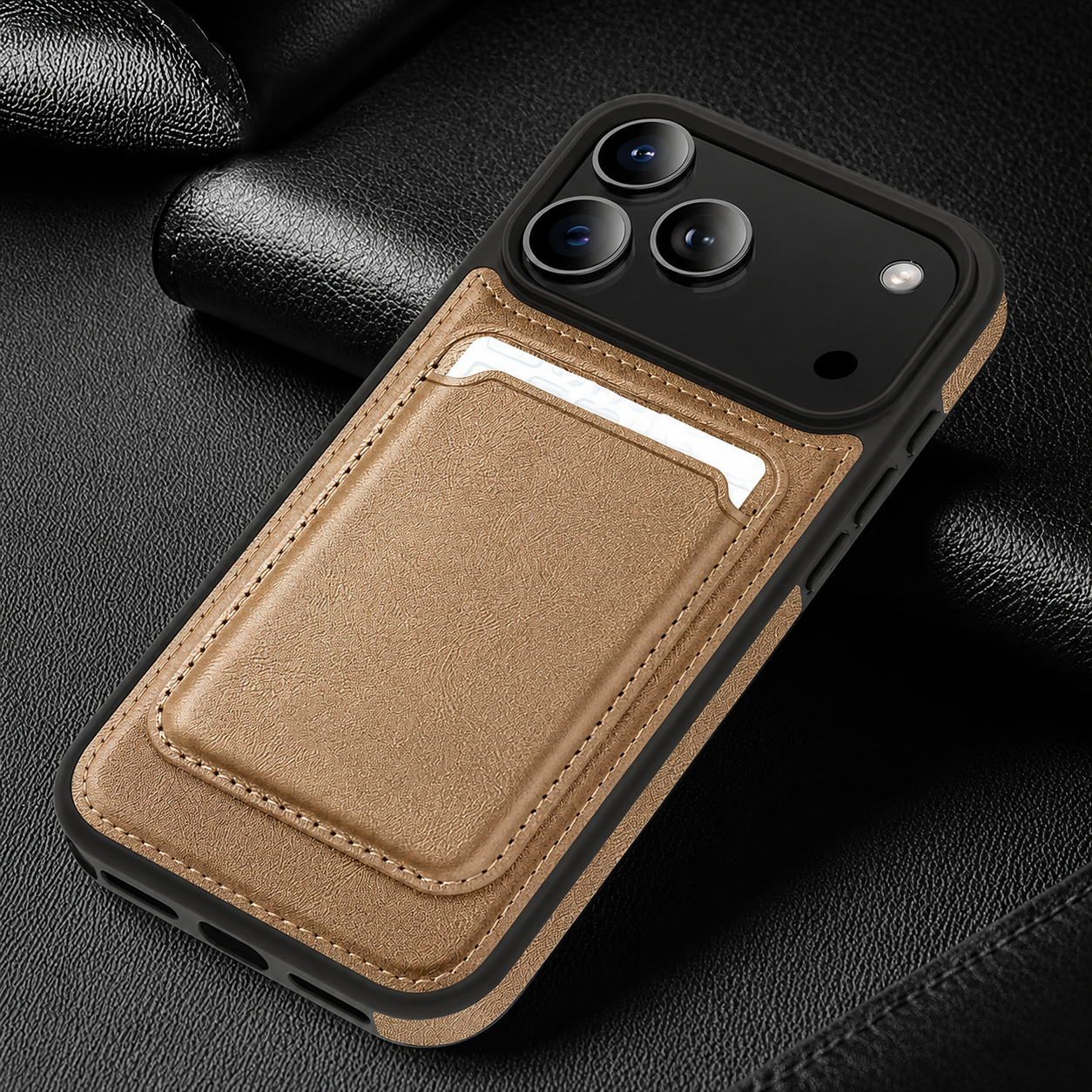 Premium iPhone Case MagSafe Compatible Magnetic Leather Wallet Cover RFID Blocking Card Holder Shockproof Protective Cover Anti Scratch Full Coverage