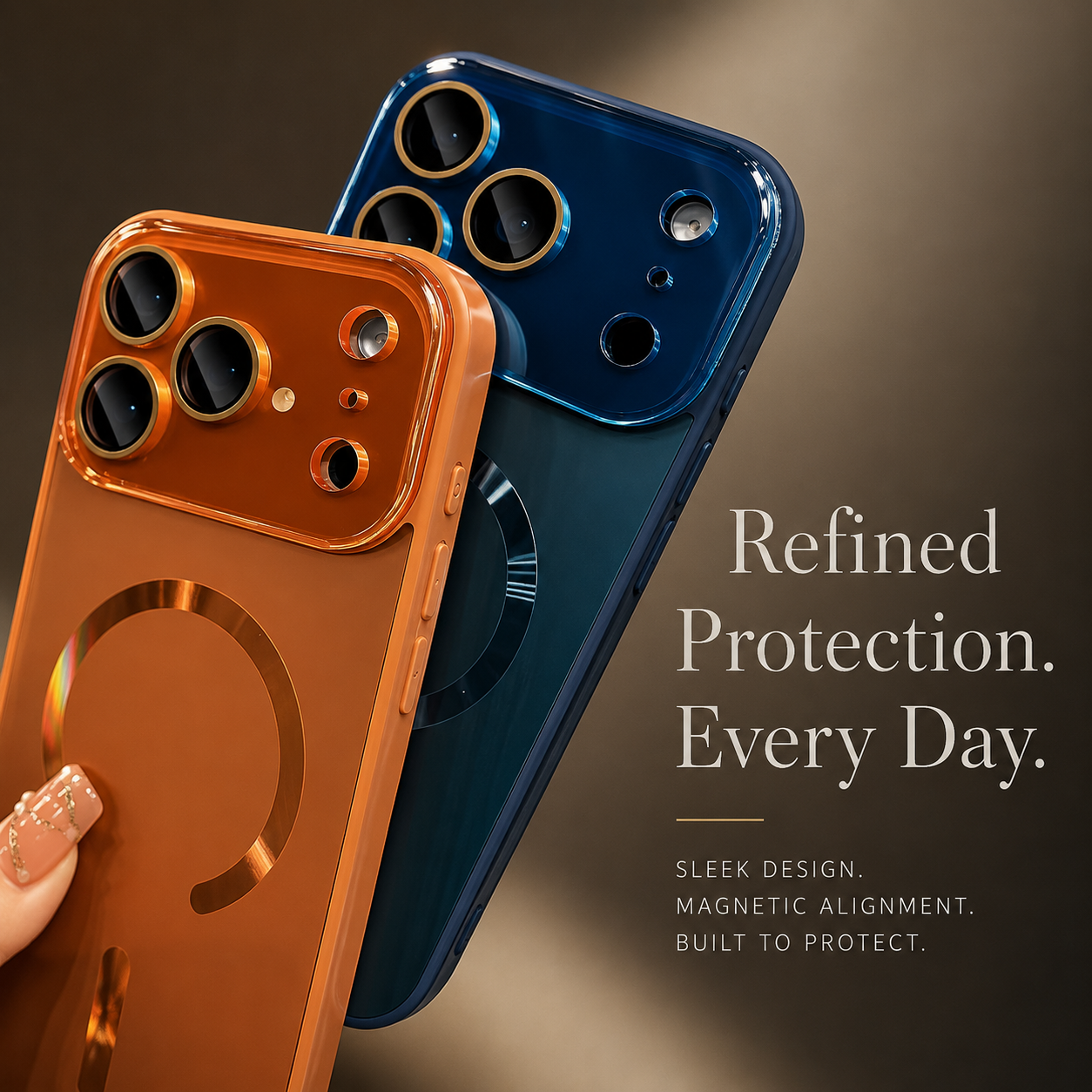 Premium iPhone Case MagSafe Compatible Magnetic Shockproof Cover Camera Protection Anti Scratch Slim Lightweight Protective Full Coverage Design