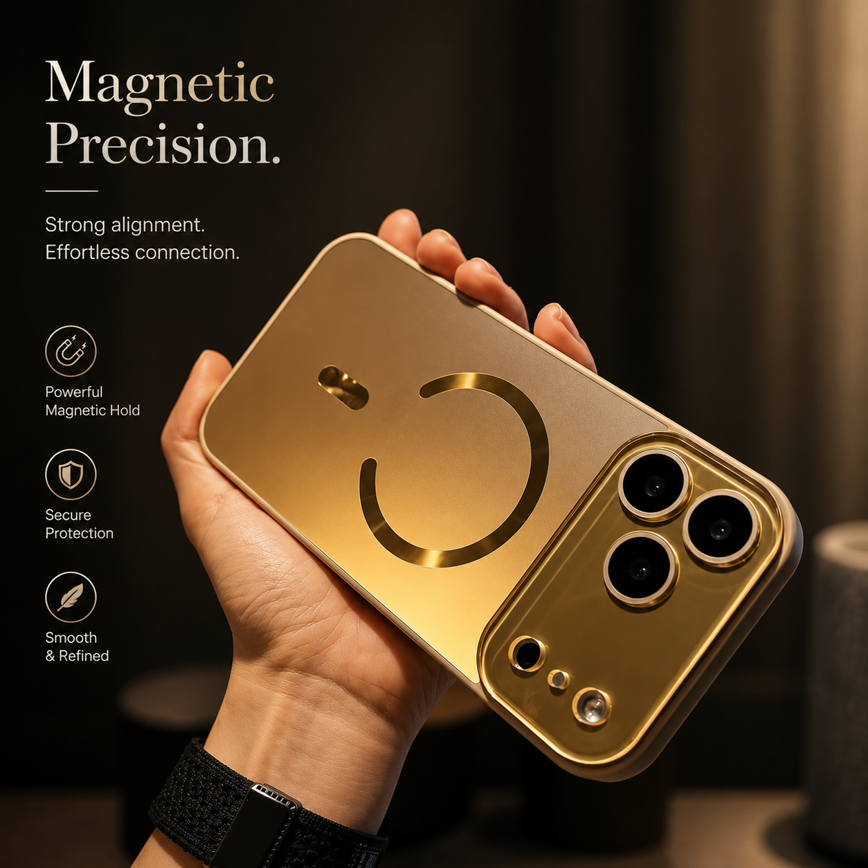 Premium iPhone Case MagSafe Compatible Magnetic Shockproof Cover Camera Protection Anti Scratch Slim Lightweight Protective Full Coverage Design