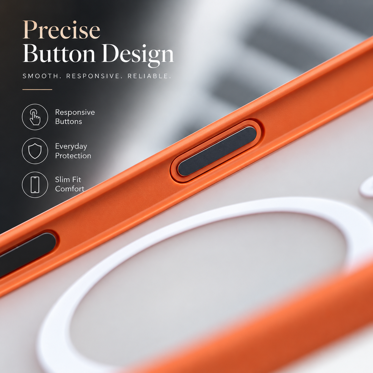 Premium iPhone Case MagSafe Compatible Magnetic TPU PC Shockproof Cover Camera Button Camera Protection Anti Fingerprint Matte Slim Full Coverage